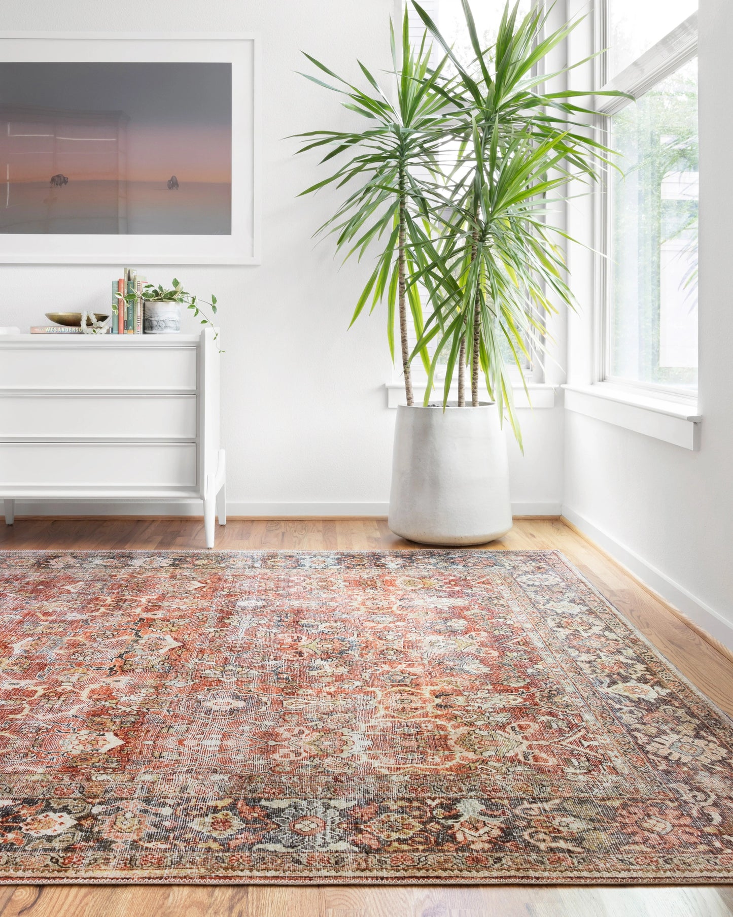 Loloi Layla Spice / Marine 2'-0" x 5'-0" Accent Rug