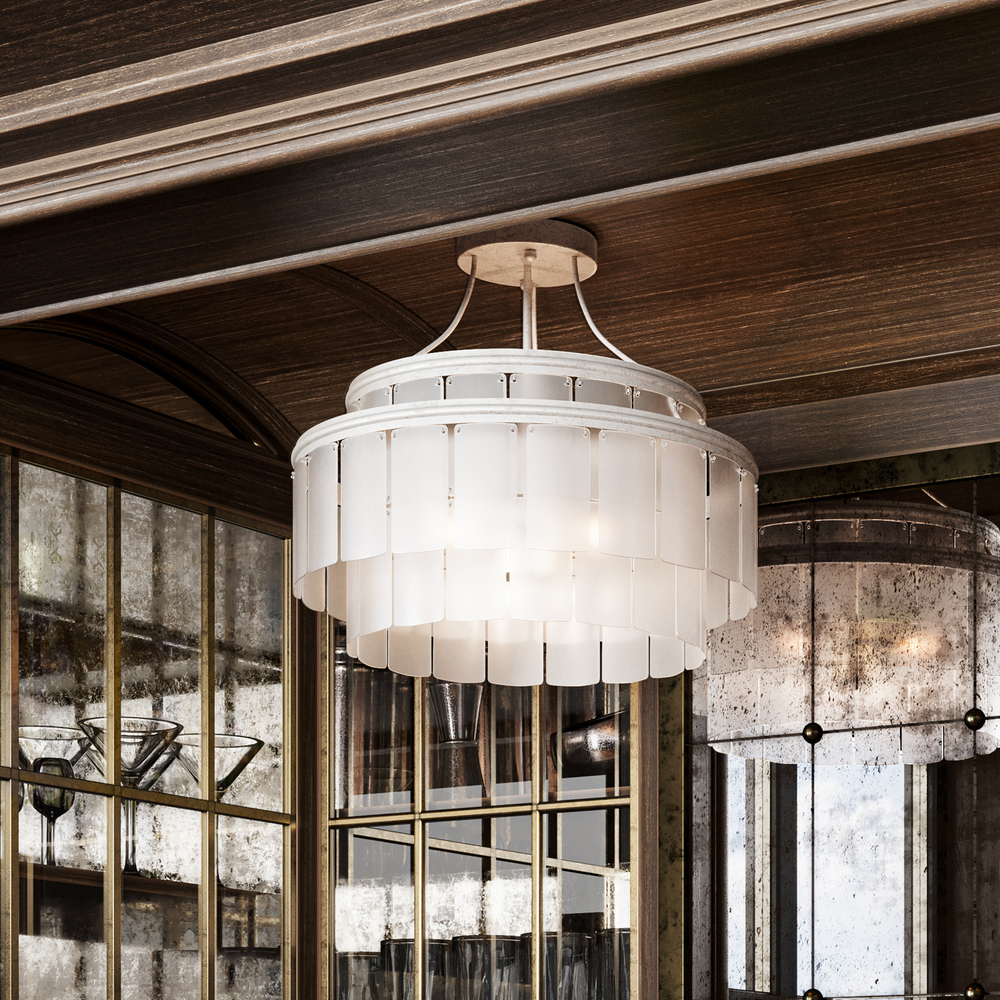 
                      
                        Vintner White Semi-Flush Mount
                      
                    