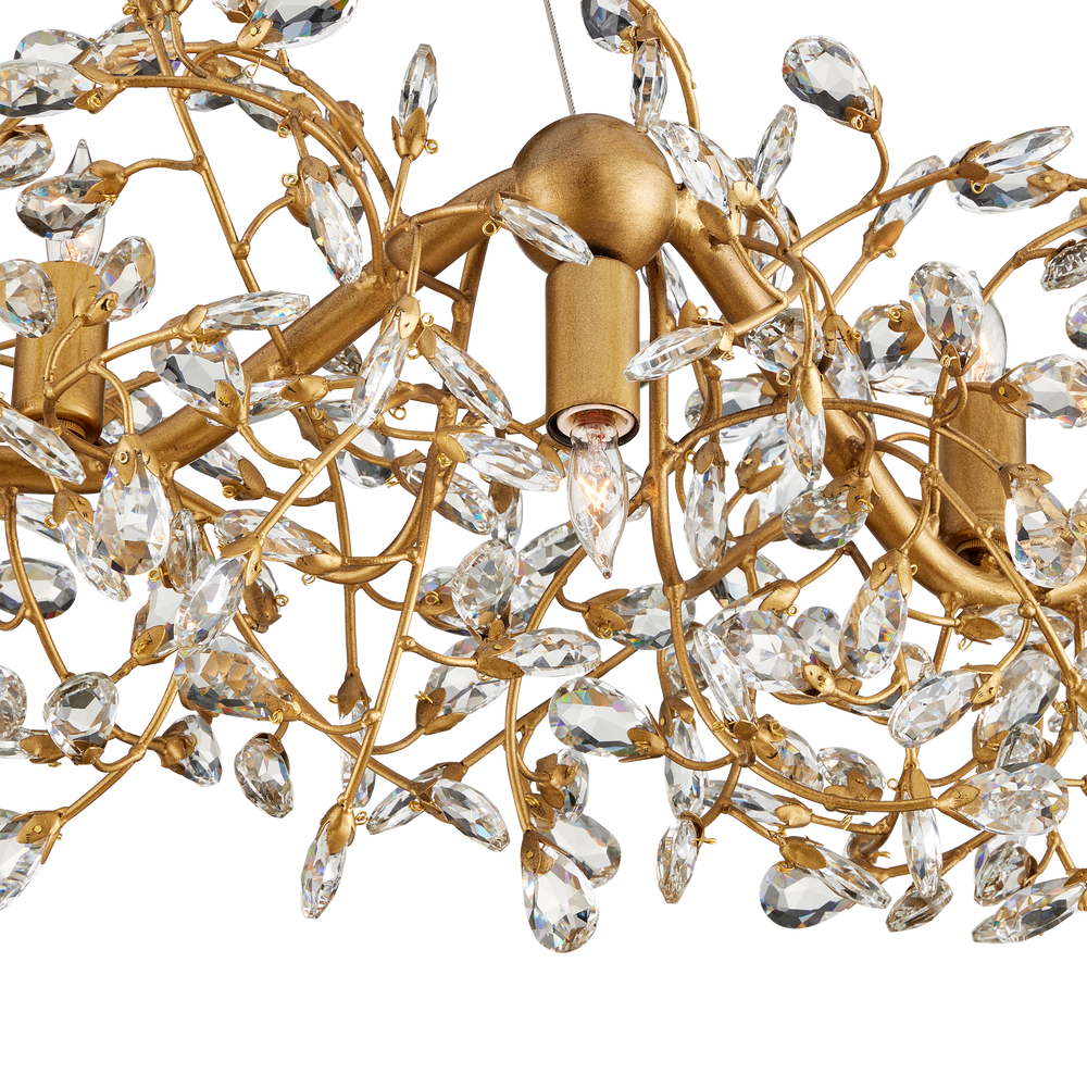 
                      
                        Crystal Bud Grande Ring Chandelier
                      
                    
