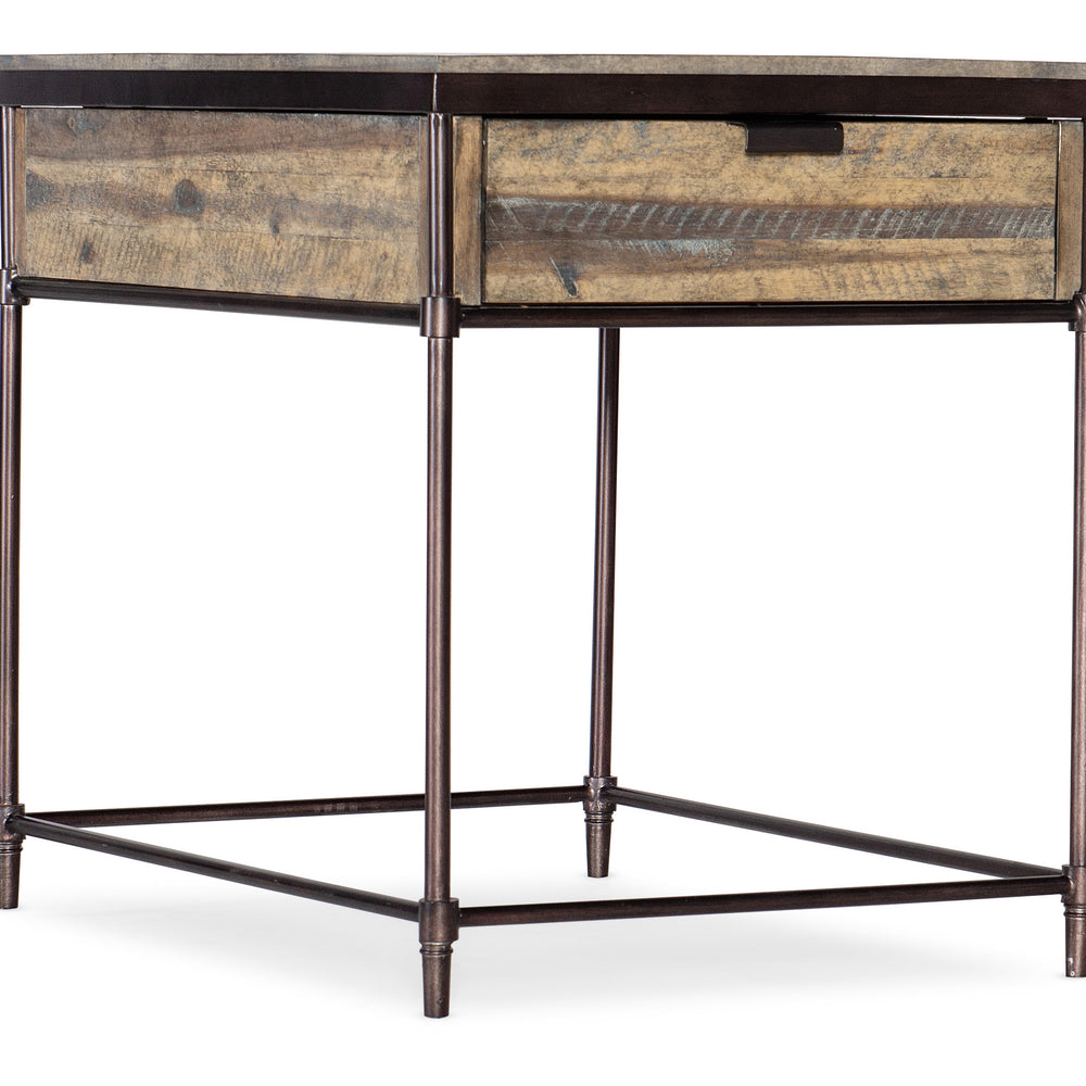 St. Armand Rectangular End Table - Light Wood