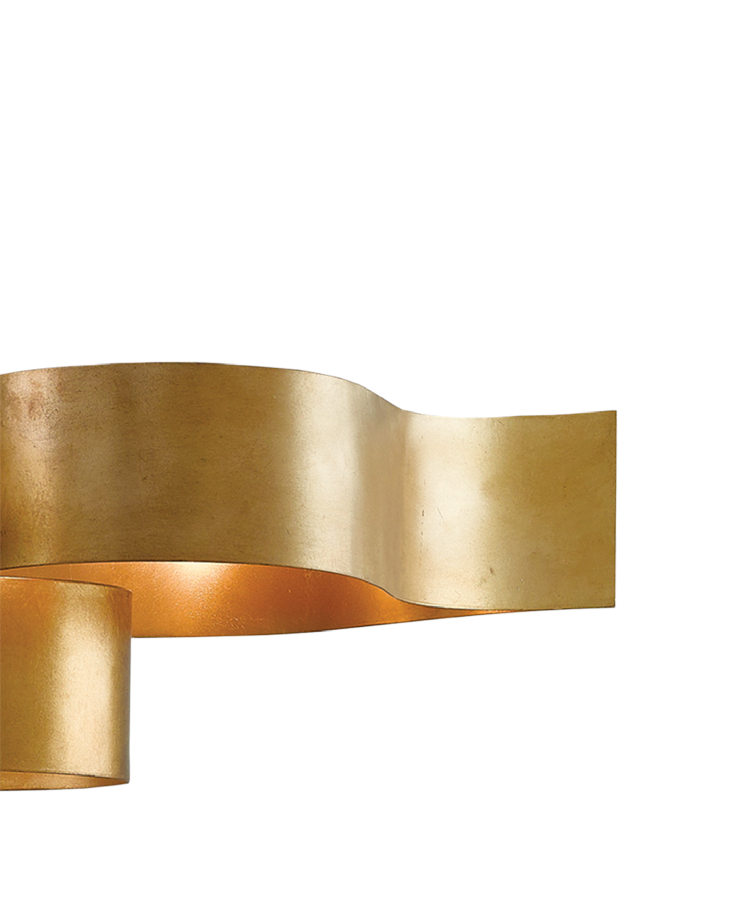 Grand Lotus Oval Gold Chandelier