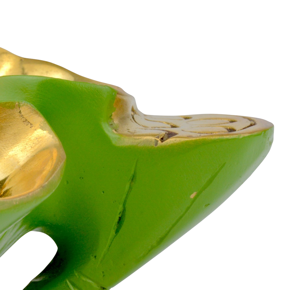 Wrapped Lotus Leaf Green Bowl