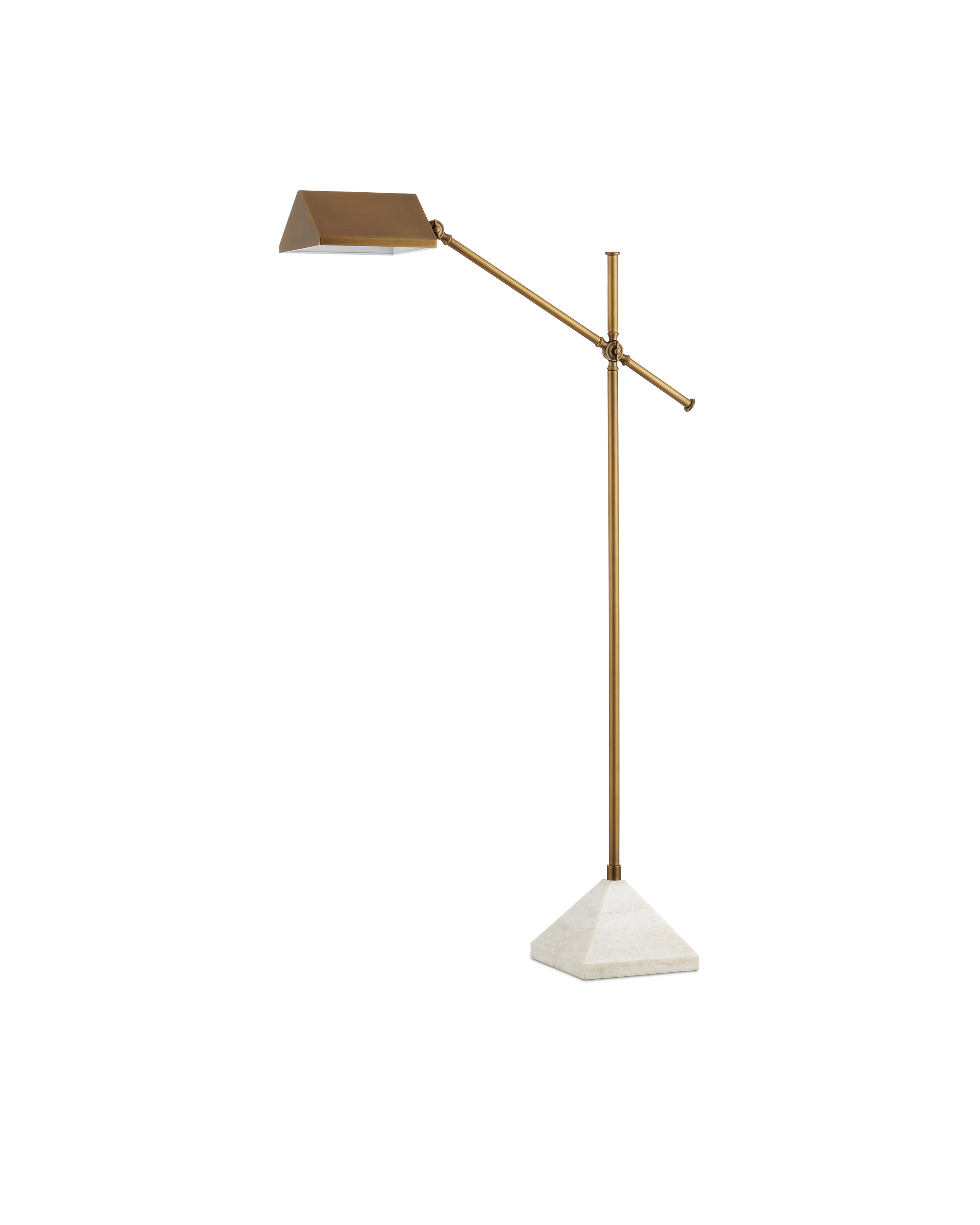 Repertoire Brass Floor Lamp