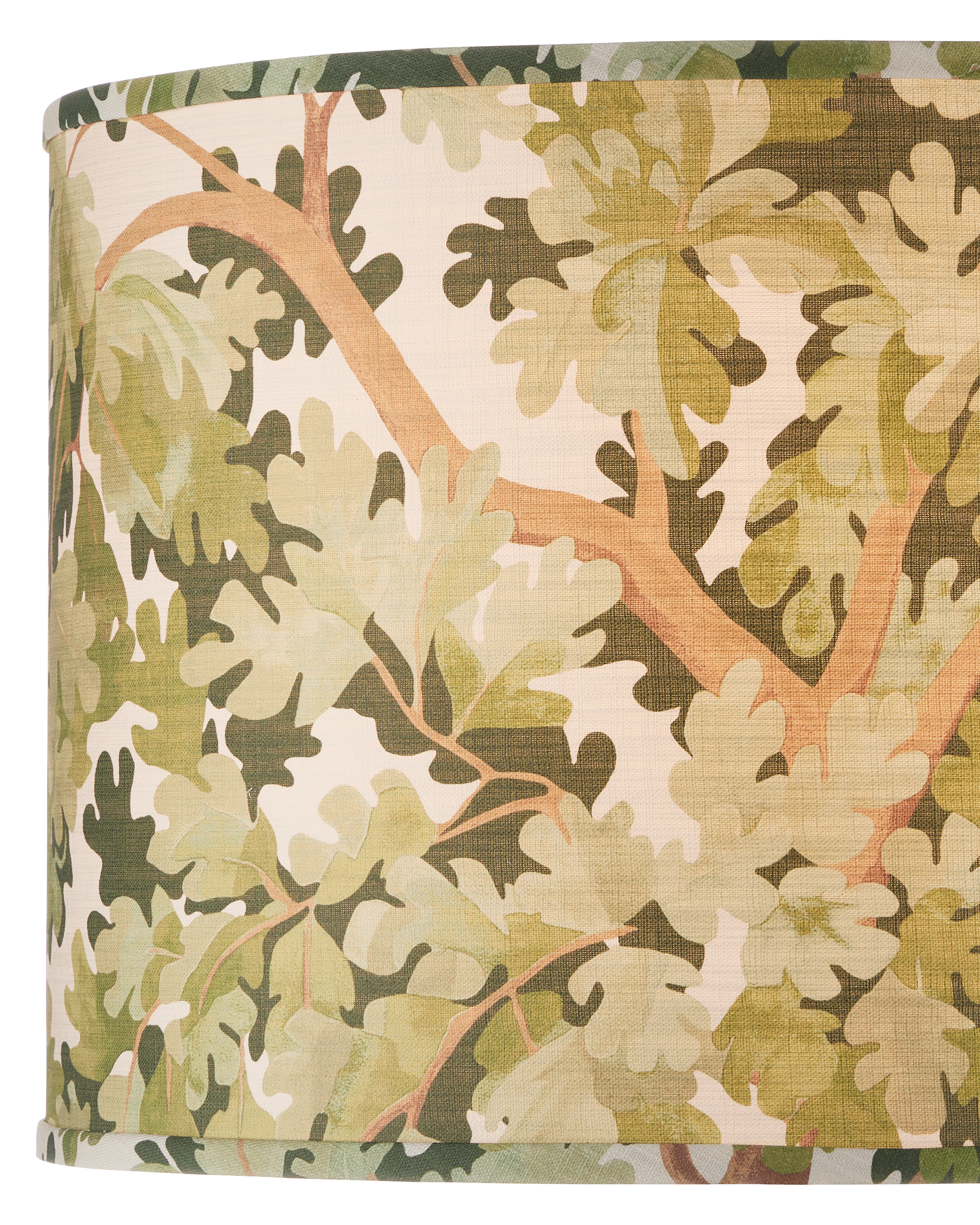 Woodland Green Drum Lamp Shade - Thumbnail 4