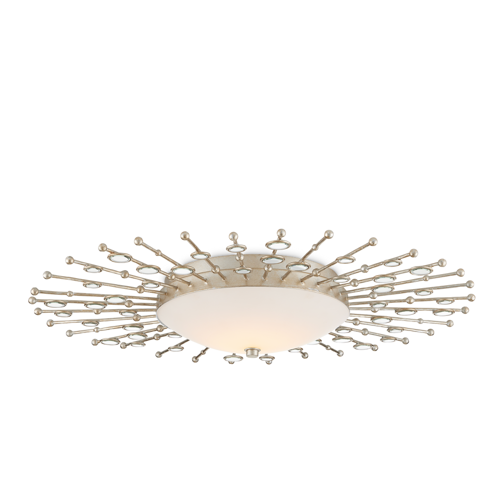 Planisphere Silver Flush Mount