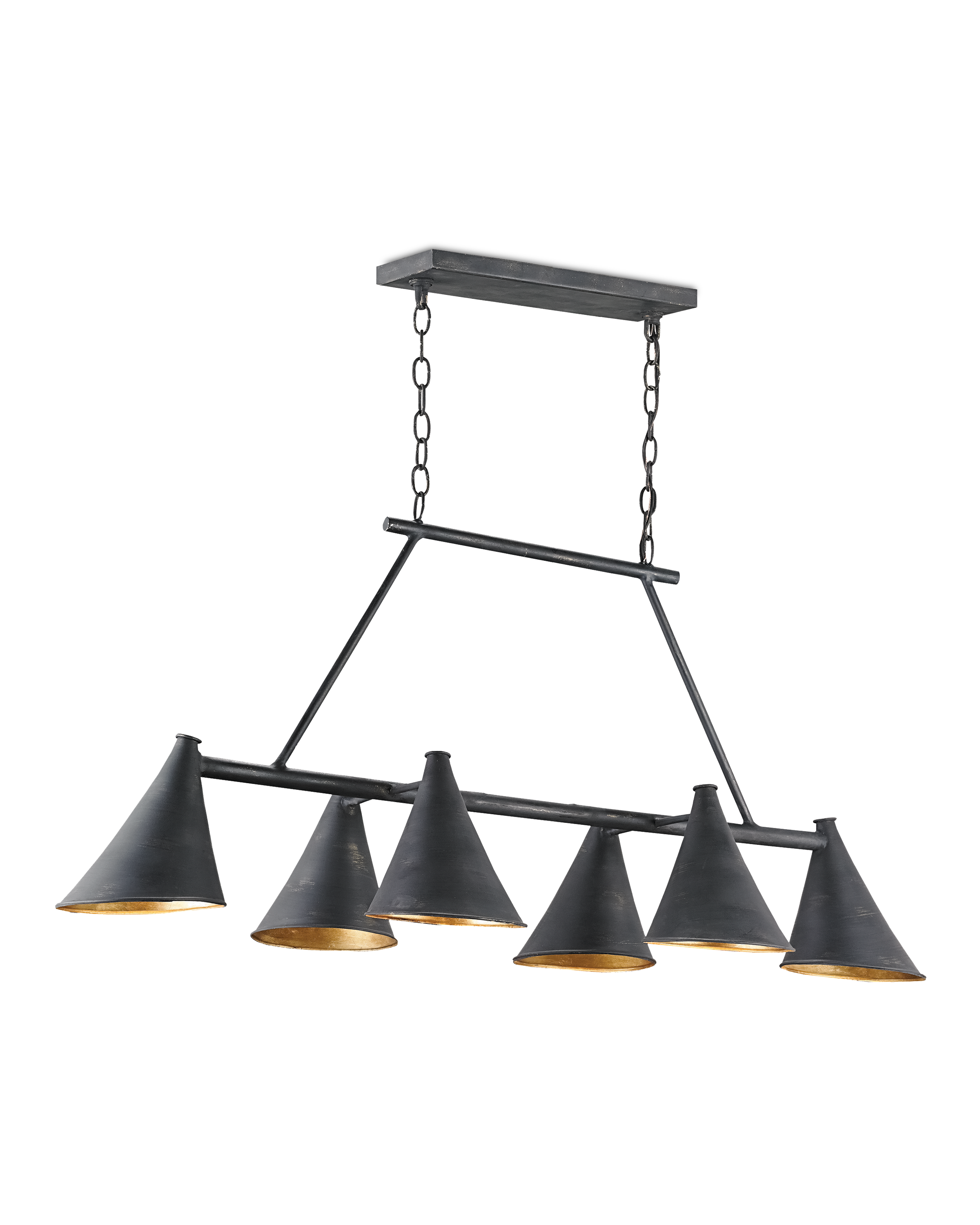 Culpepper Black Rectangular Chandelier