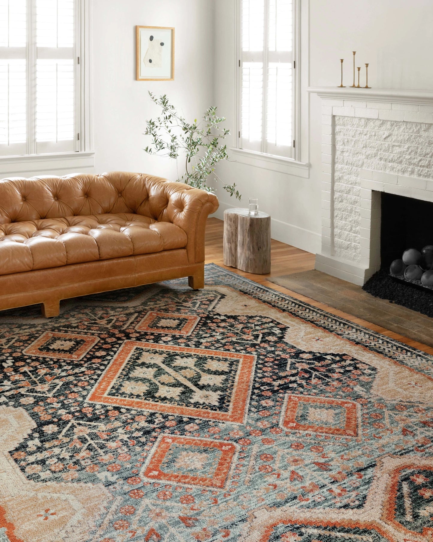 Loloi Jocelyn Navy / Multi 6'-7" x 9'-7" Area Rug