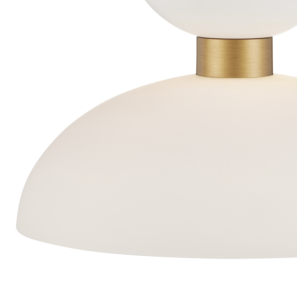 Zevio White Pendant
