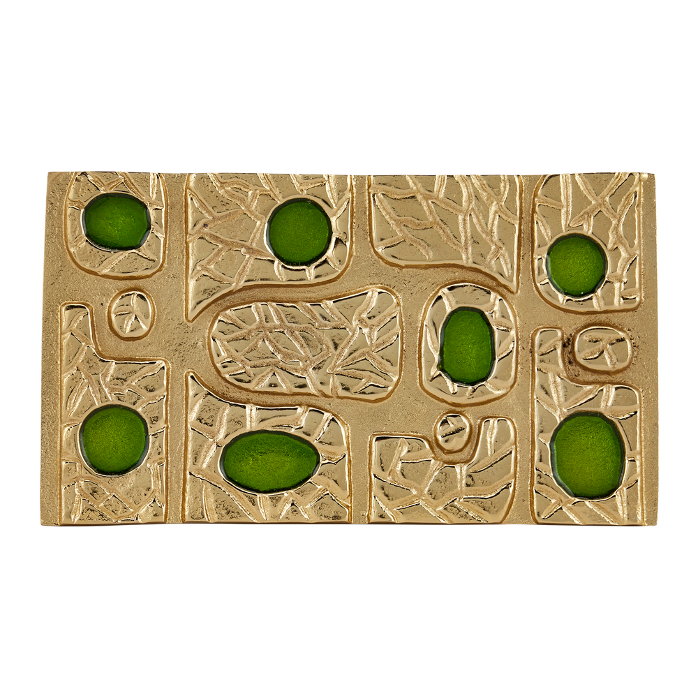 
                      
                        Beau Monde Gold & Green Box.
                      
                    