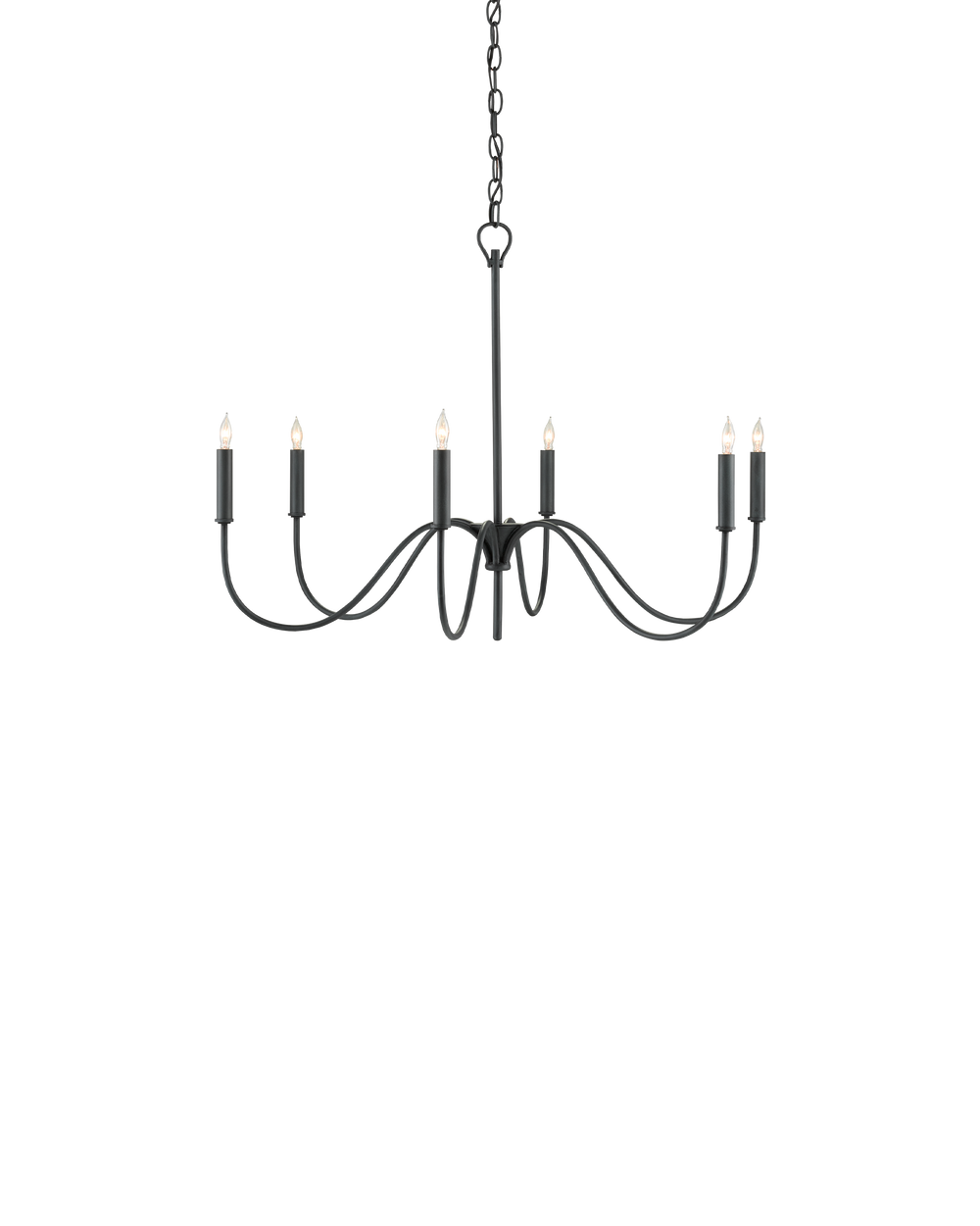 Tirrell Small Black Chandelier