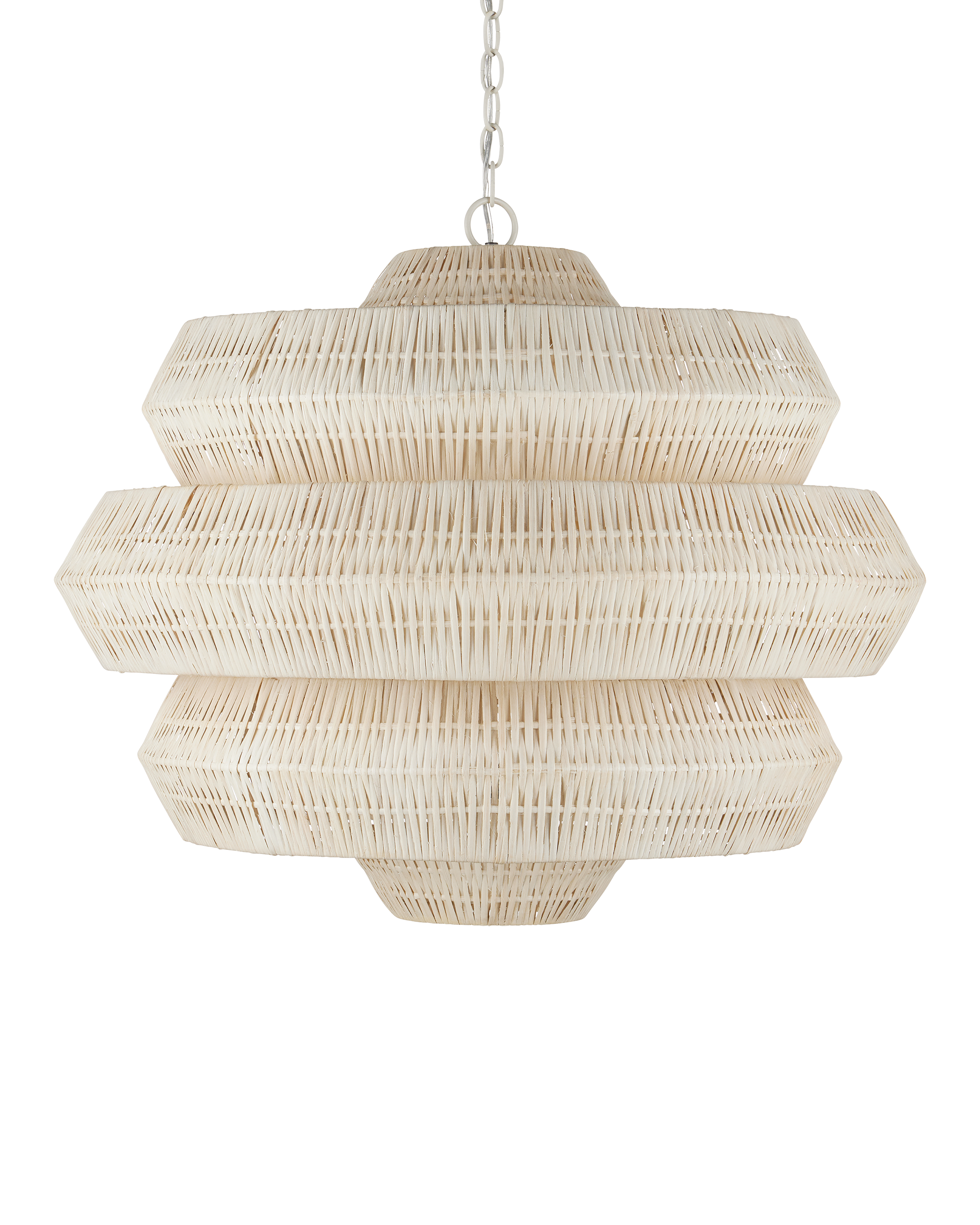 Antibes Medium White Chandelier