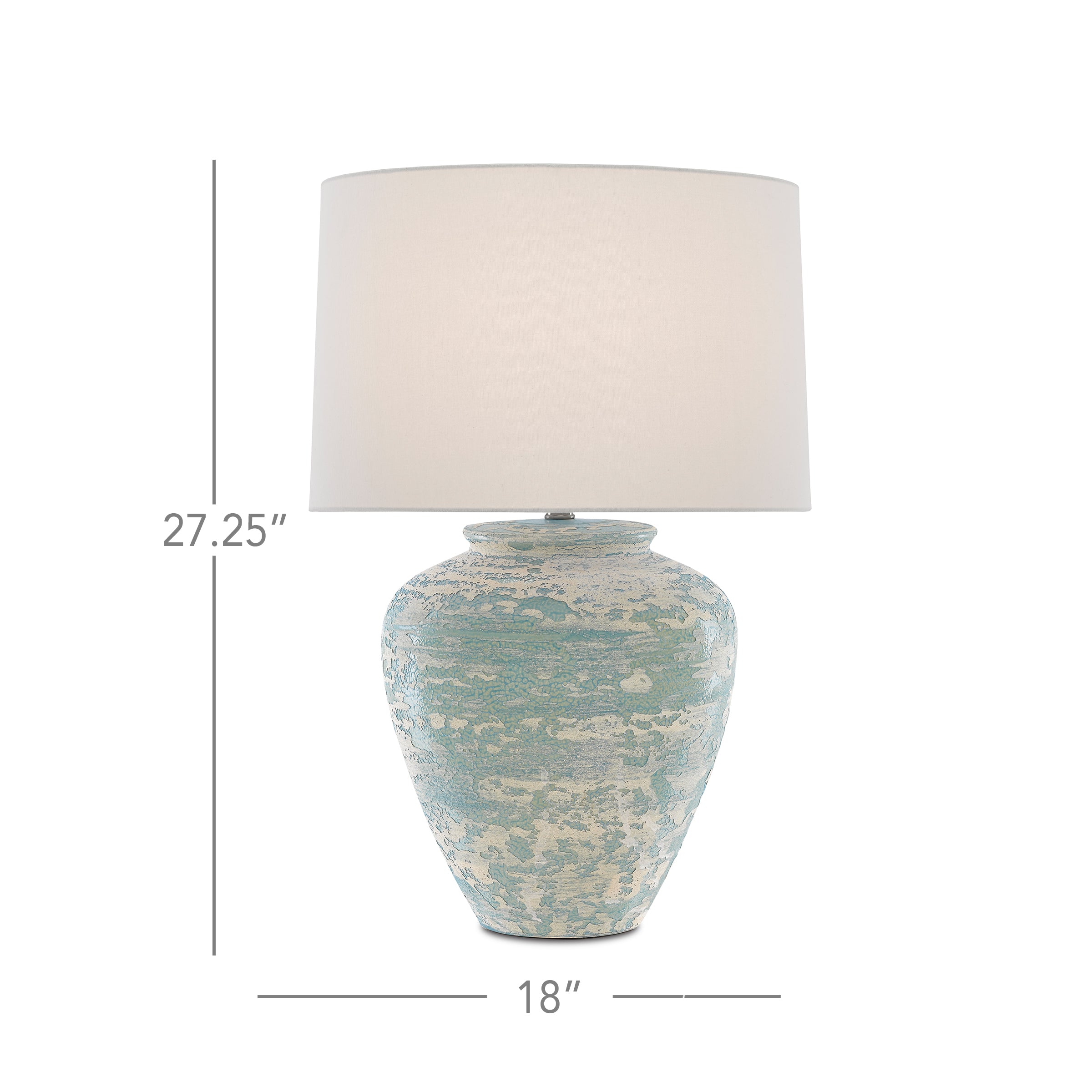 Mimi Aqua Table Lamp - Thumbnail 2