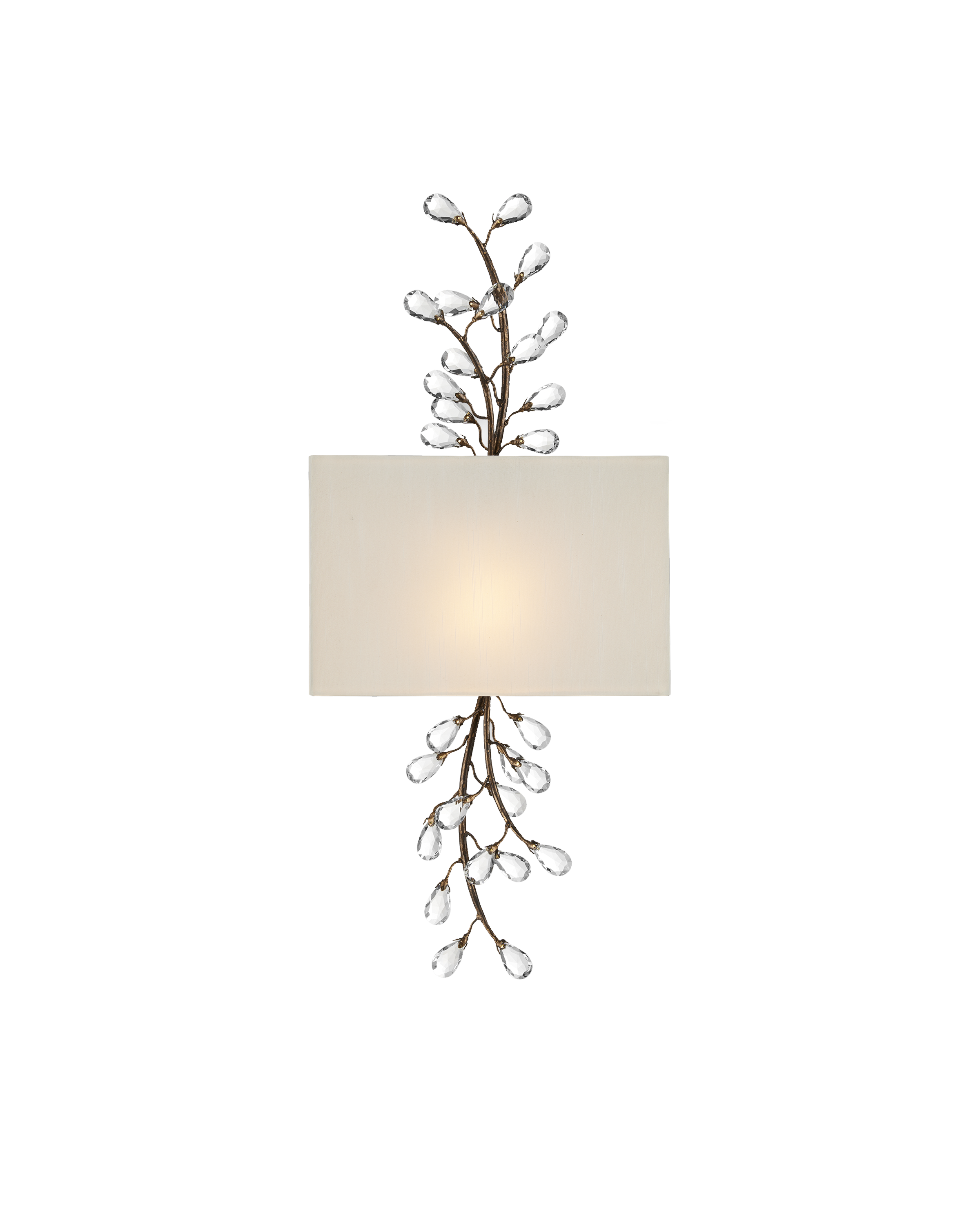 Crystal Bud Tall Wall Sconce - Thumbnail 2