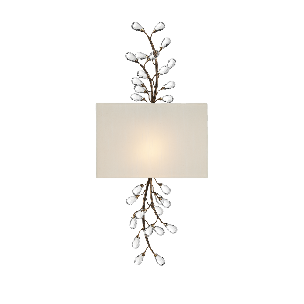 Crystal Bud Tall Wall Sconce