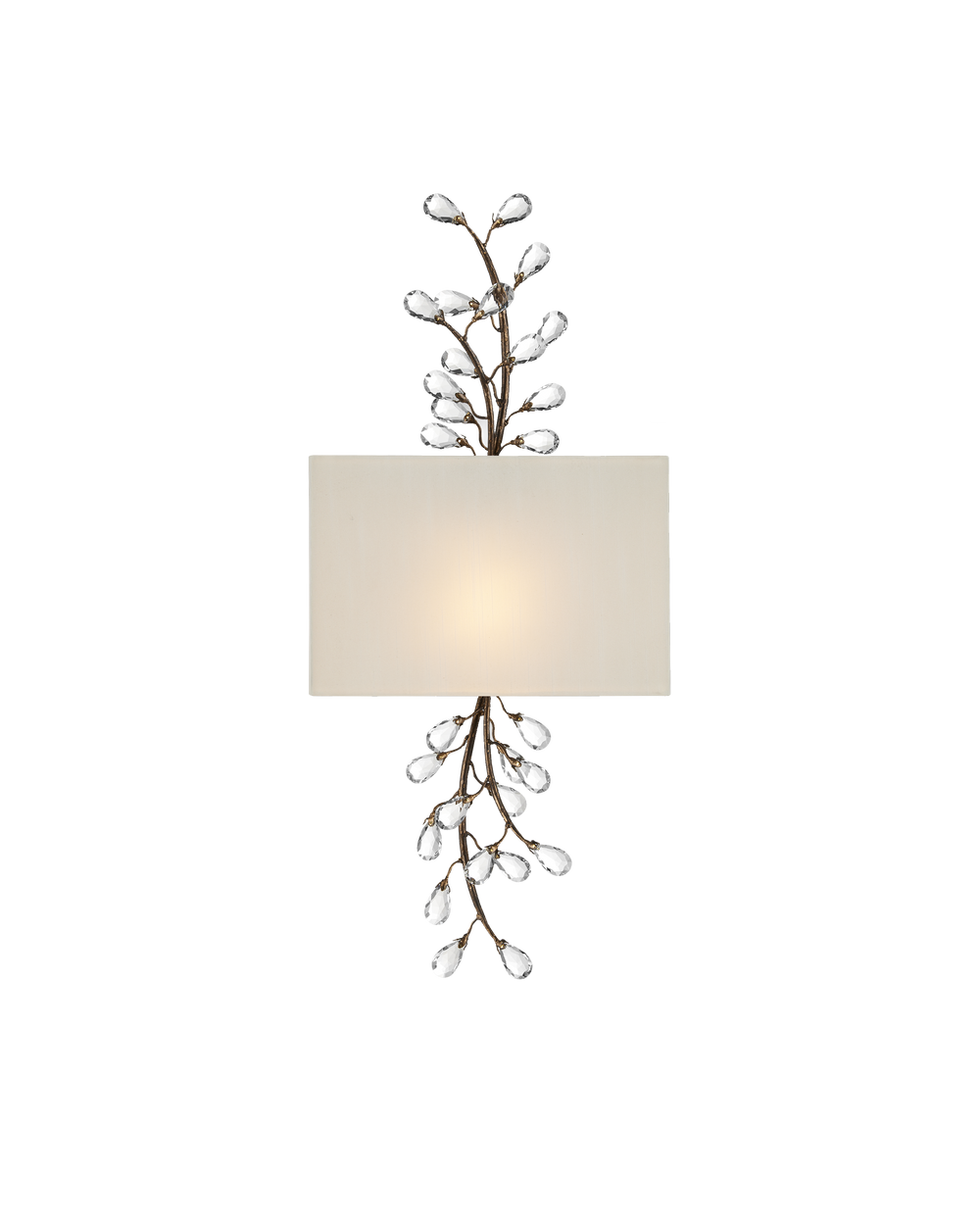 Crystal Bud Tall Wall Sconce