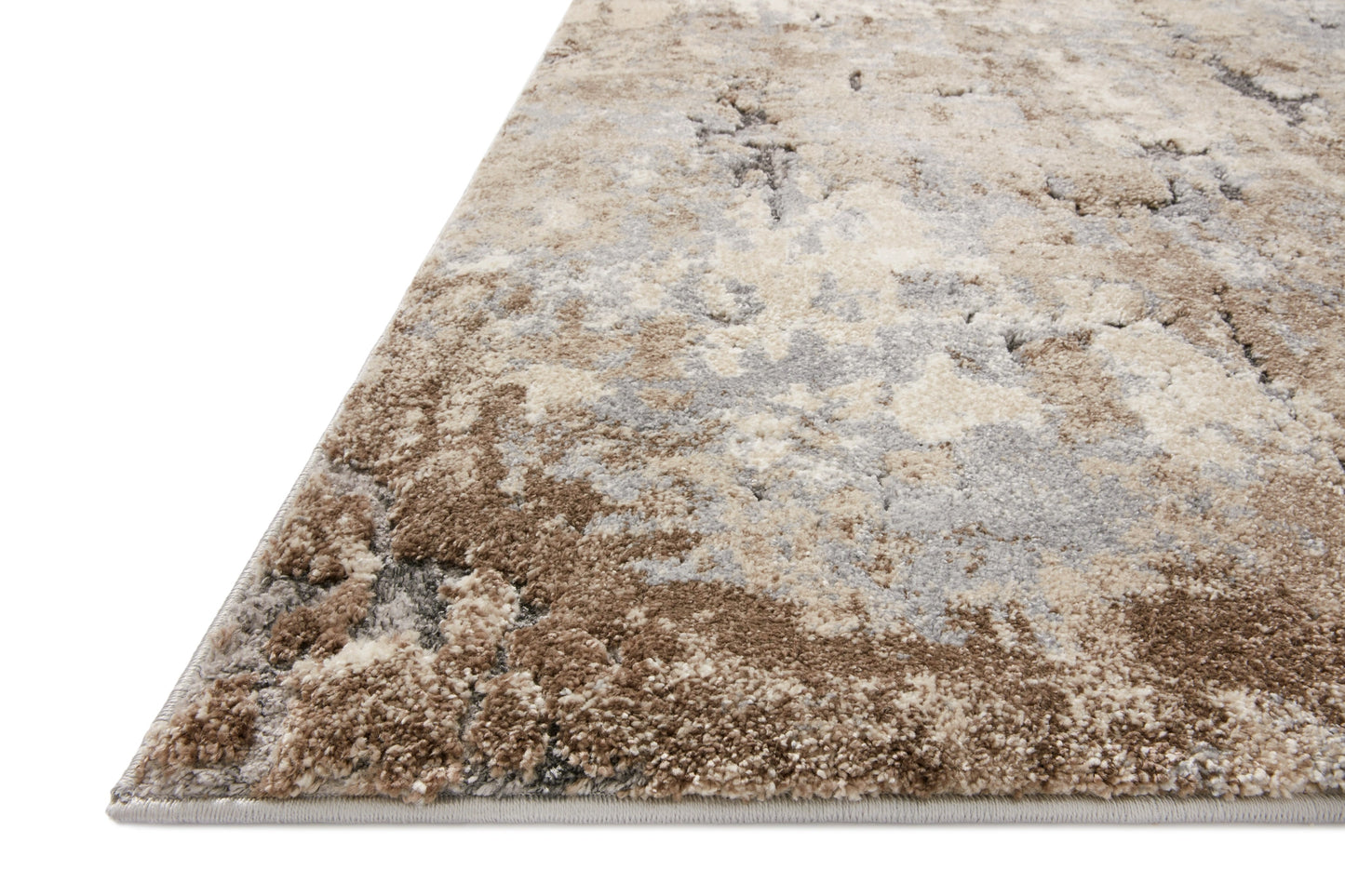 Loloi Theory Dove / Bark 2'-7" x 13' Runner Rug