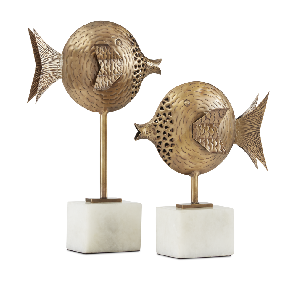 
                      
                        Cici Brass Fish Set of 2.
                      
                    
