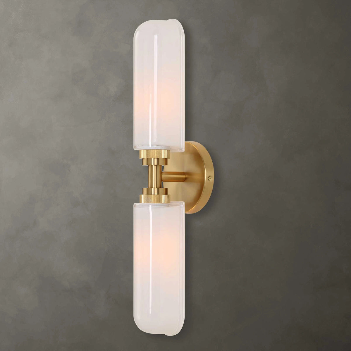 Wellsville 2 Lt Brass Sconce