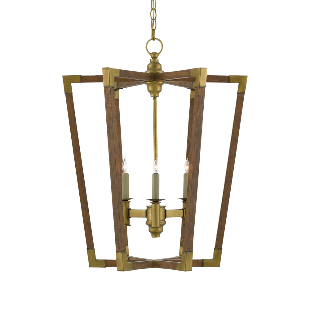 Bastian Medium Chestnut Lantern.