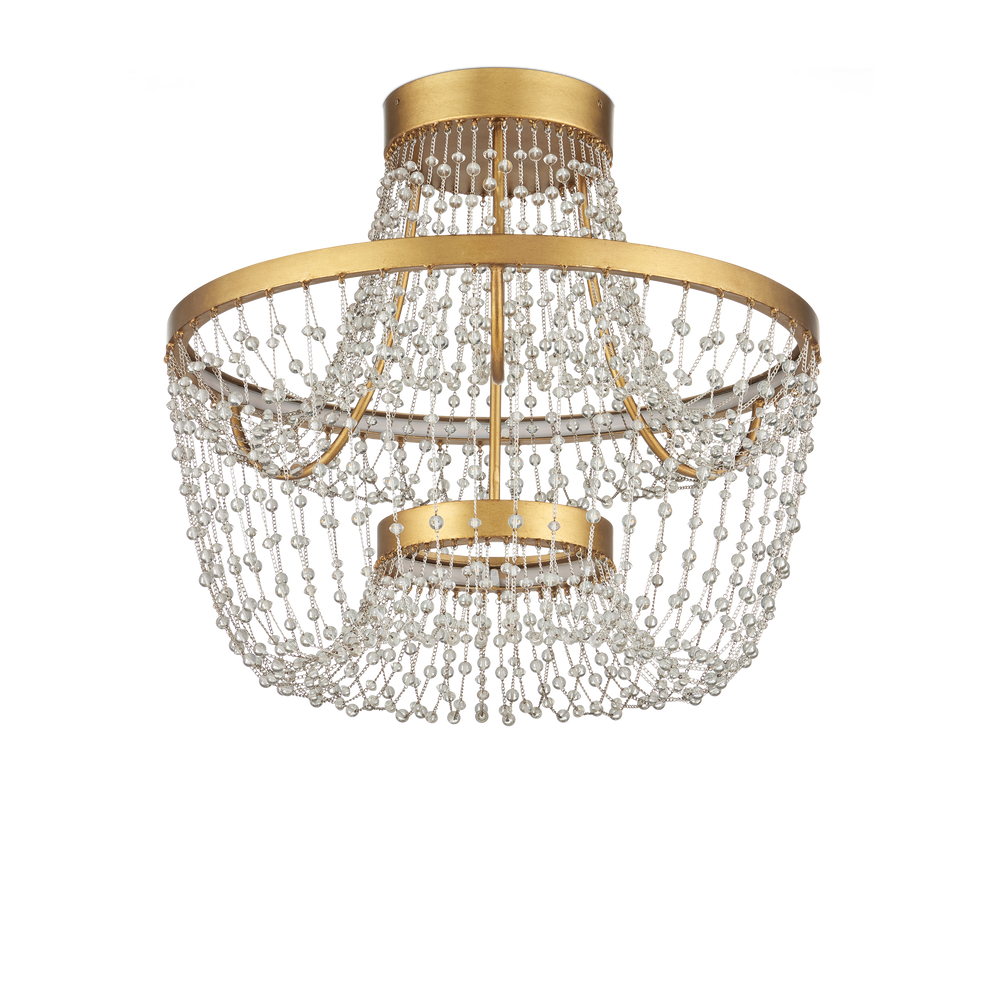 
                      
                        Mademoiselle Semi-Flush Mount.
                      
                    