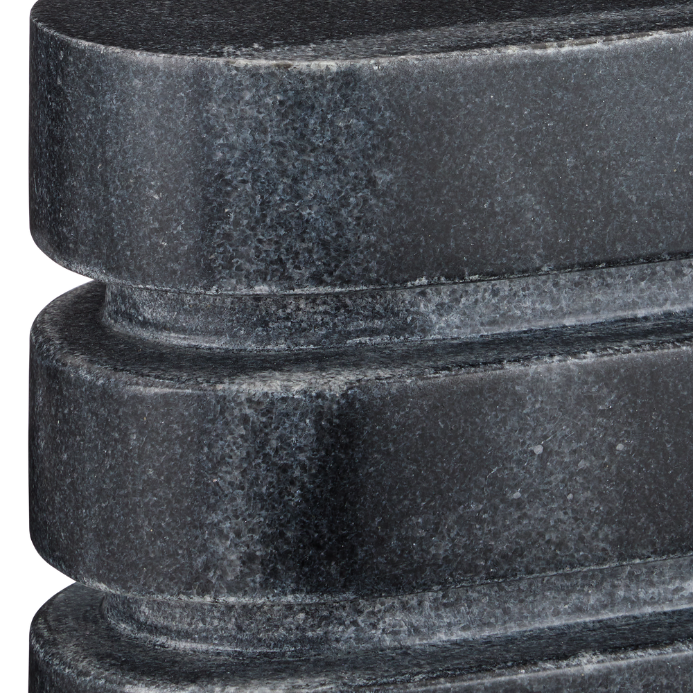 
                      
                        Bheslana Marble Black Object Set of 2.
                      
                    