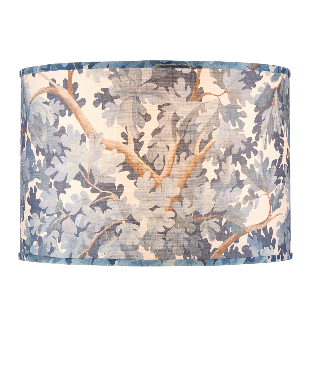Woodland Blue Drum Lamp Shade
