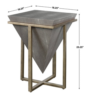 Bertrand Shagreen Accent Table - #shop_name End Tables & Accent Tables