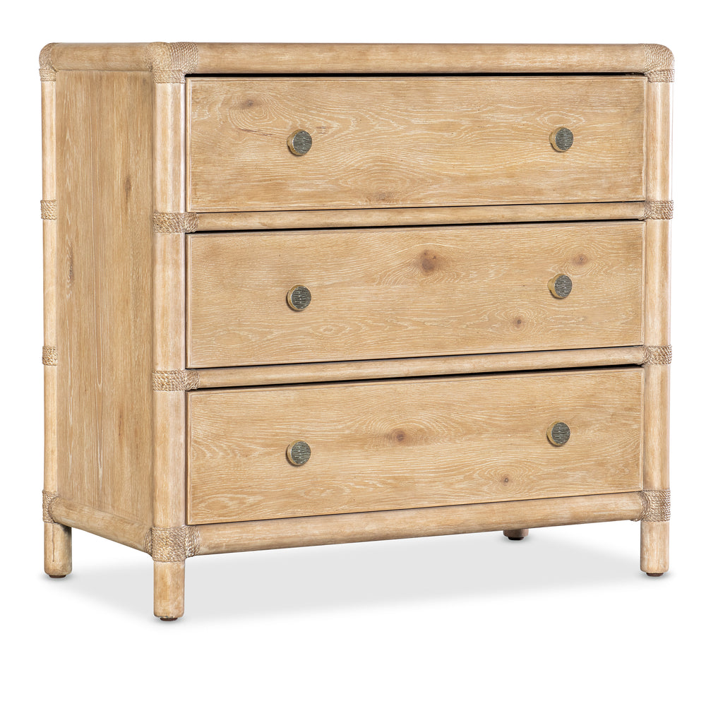 Retreat Pole Rattan Nightstand - Dune.