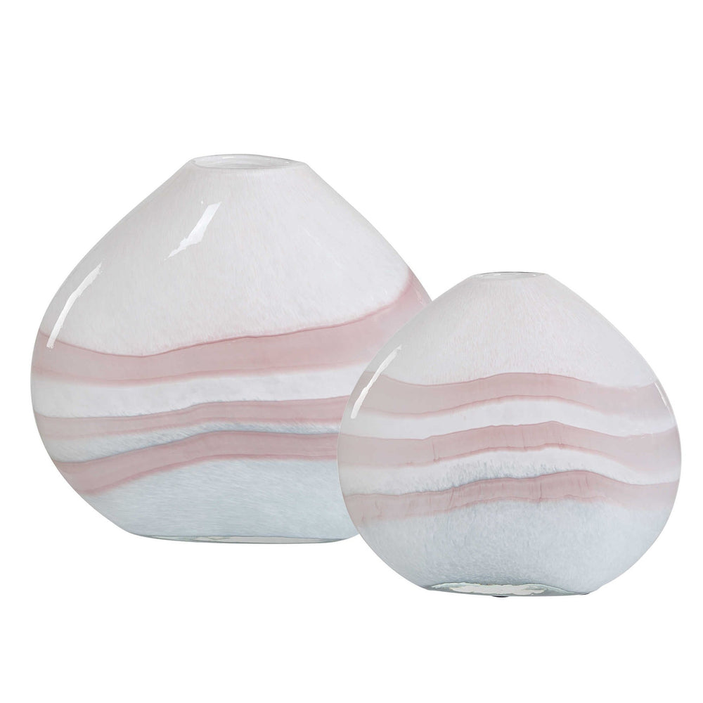 Blush Swirl Vases - #shop_name Accessories, Accent Decor