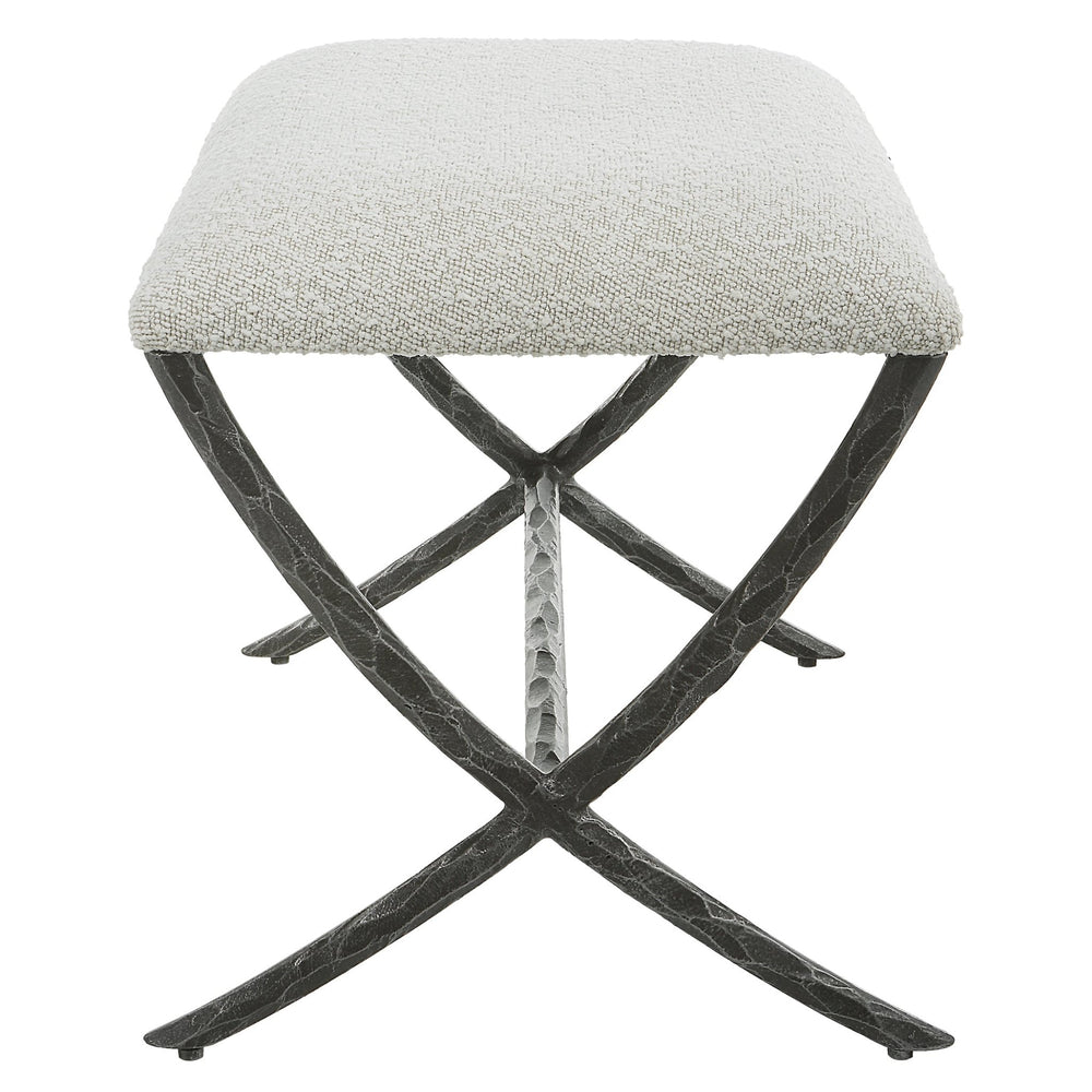 
                      
                        Brisby Gray Fabric Small Bench - #shop_name Benches & Ottomans & Stools
                      
                    