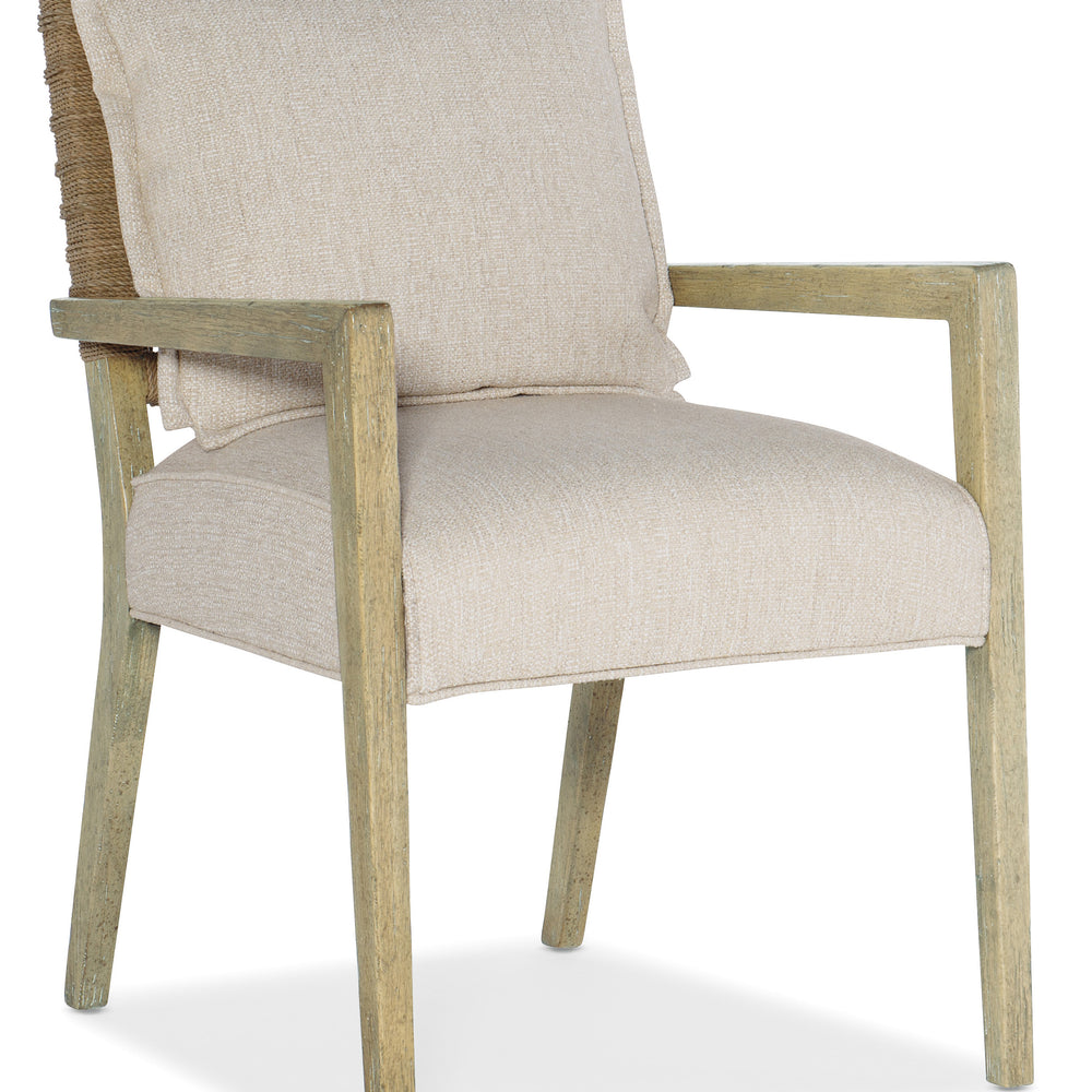 Surfrider Woven Back Arm Chair