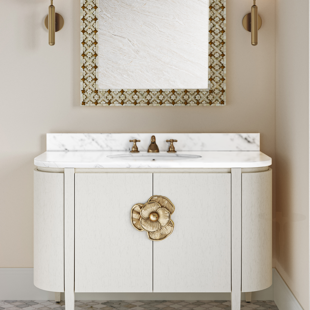 
                      
                        Barbican Single-Light Brass Wall Sconce.
                      
                    