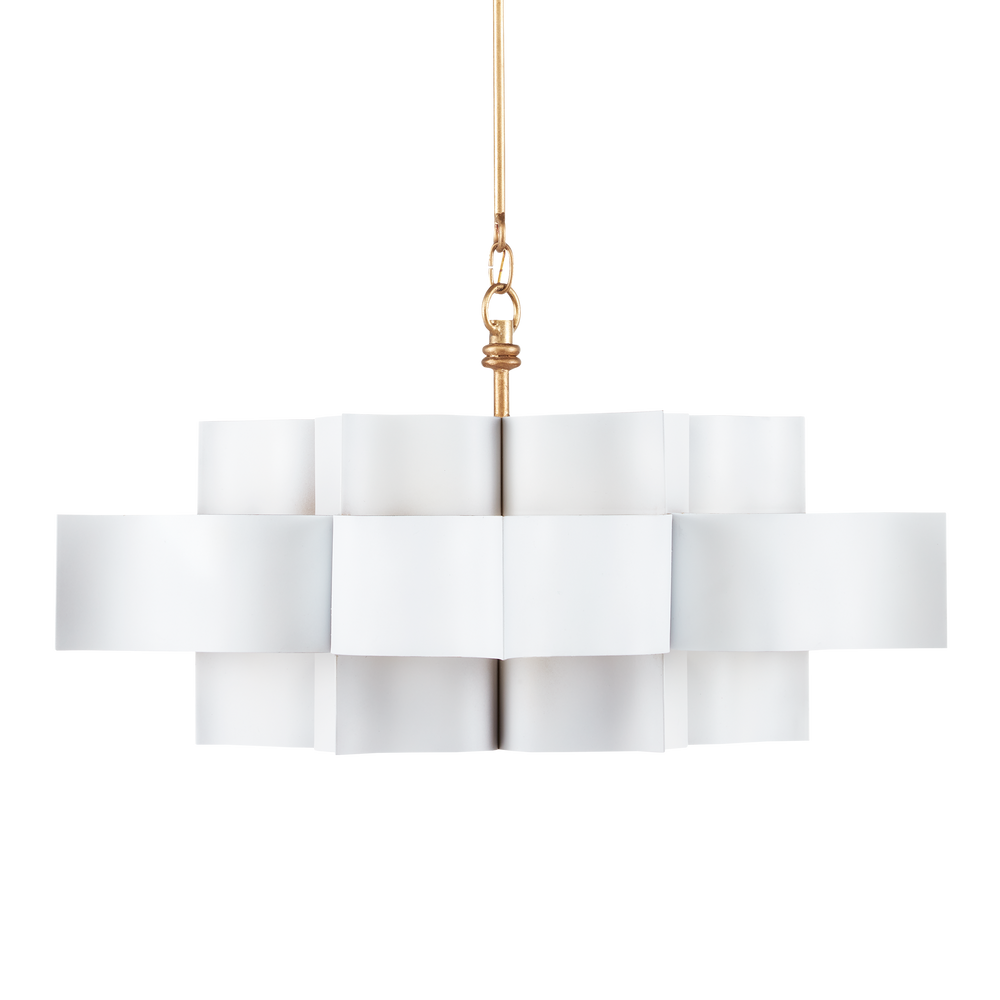 
                      
                        Grand Lotus Large White Chandelier
                      
                    