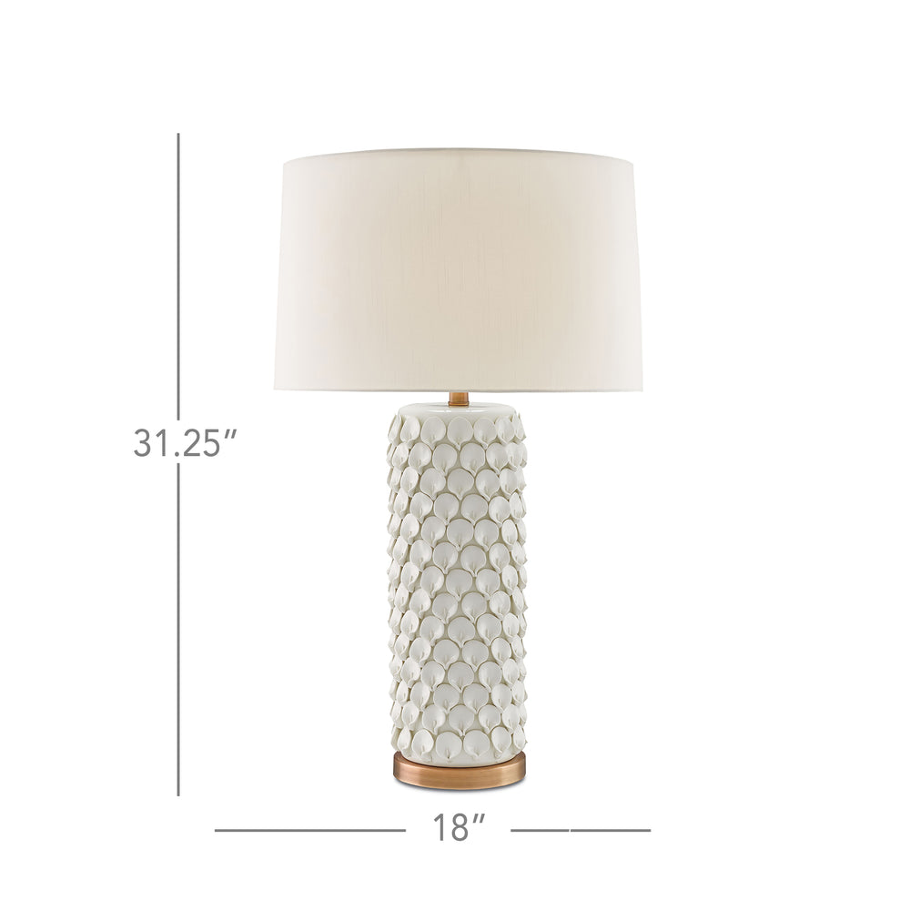 
                      
                        Calla Lily White Table Lamp.
                      
                    