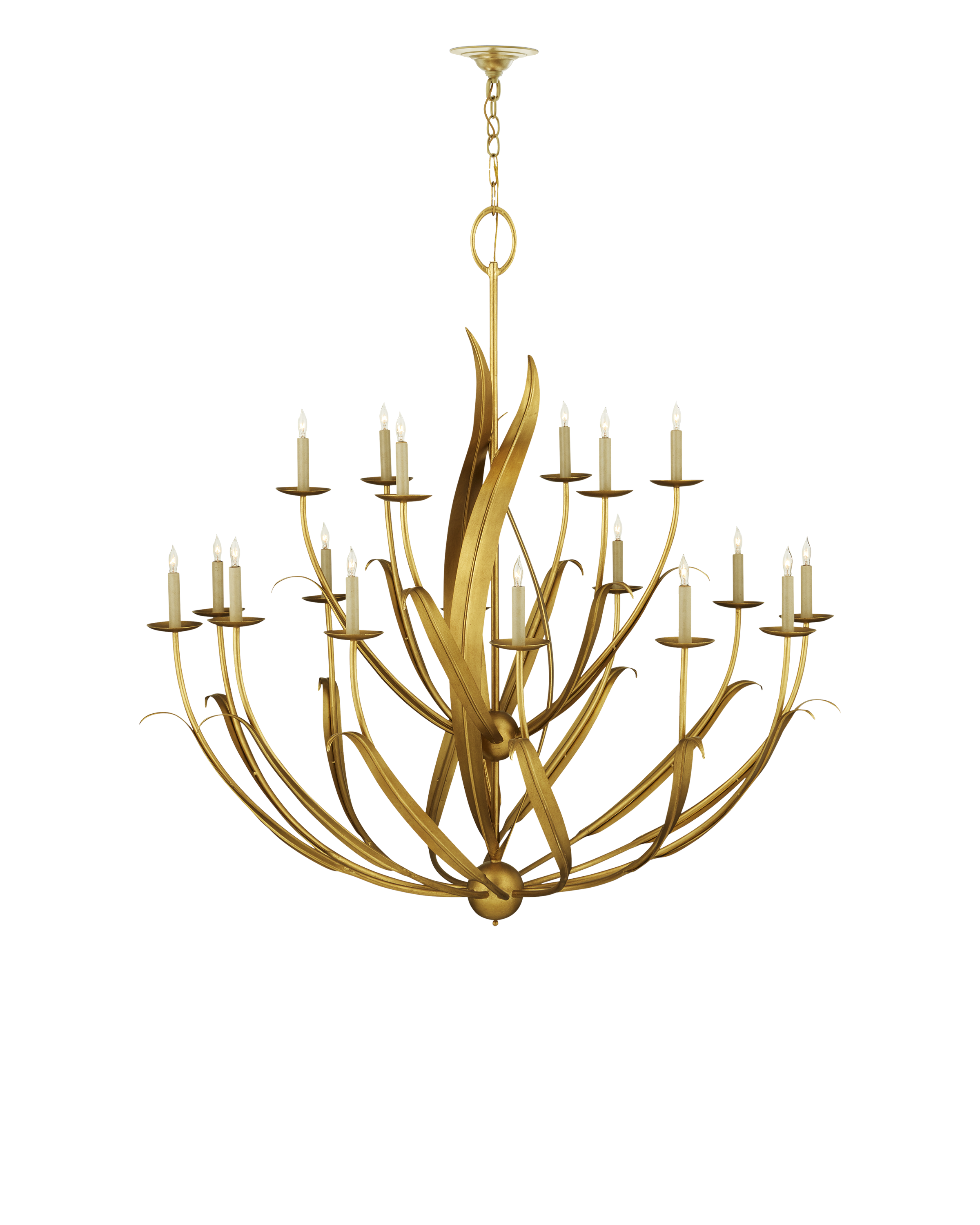 Menefee Gold Chandelier - Thumbnail 3