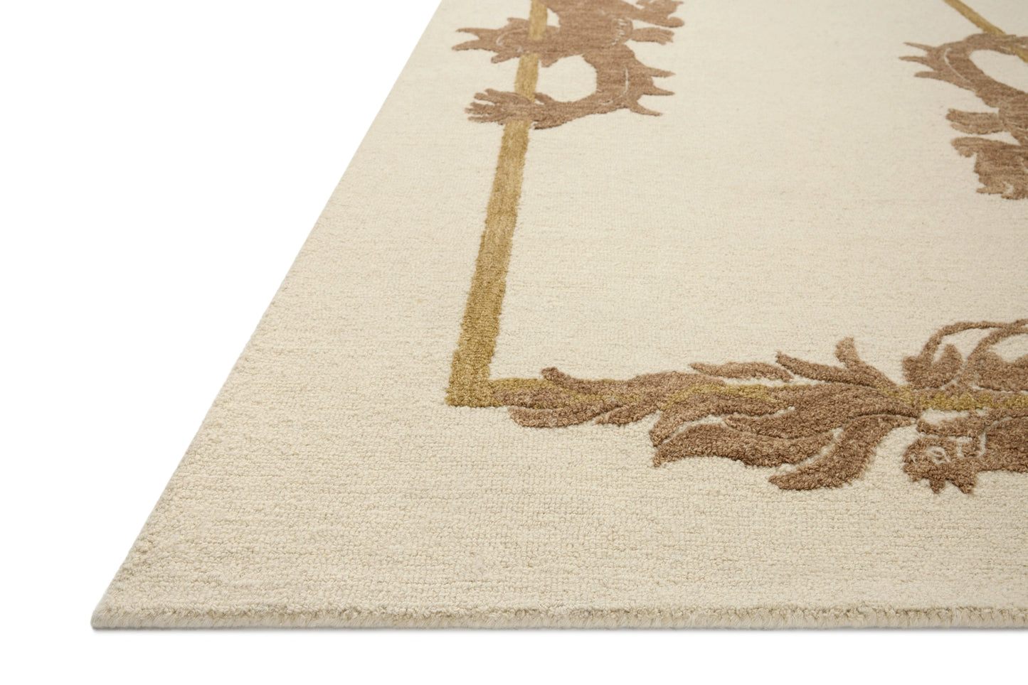 Brigette Romanek x Loloi Romi Ivory / Spice 8'-6" x 11'-6" Area Rug