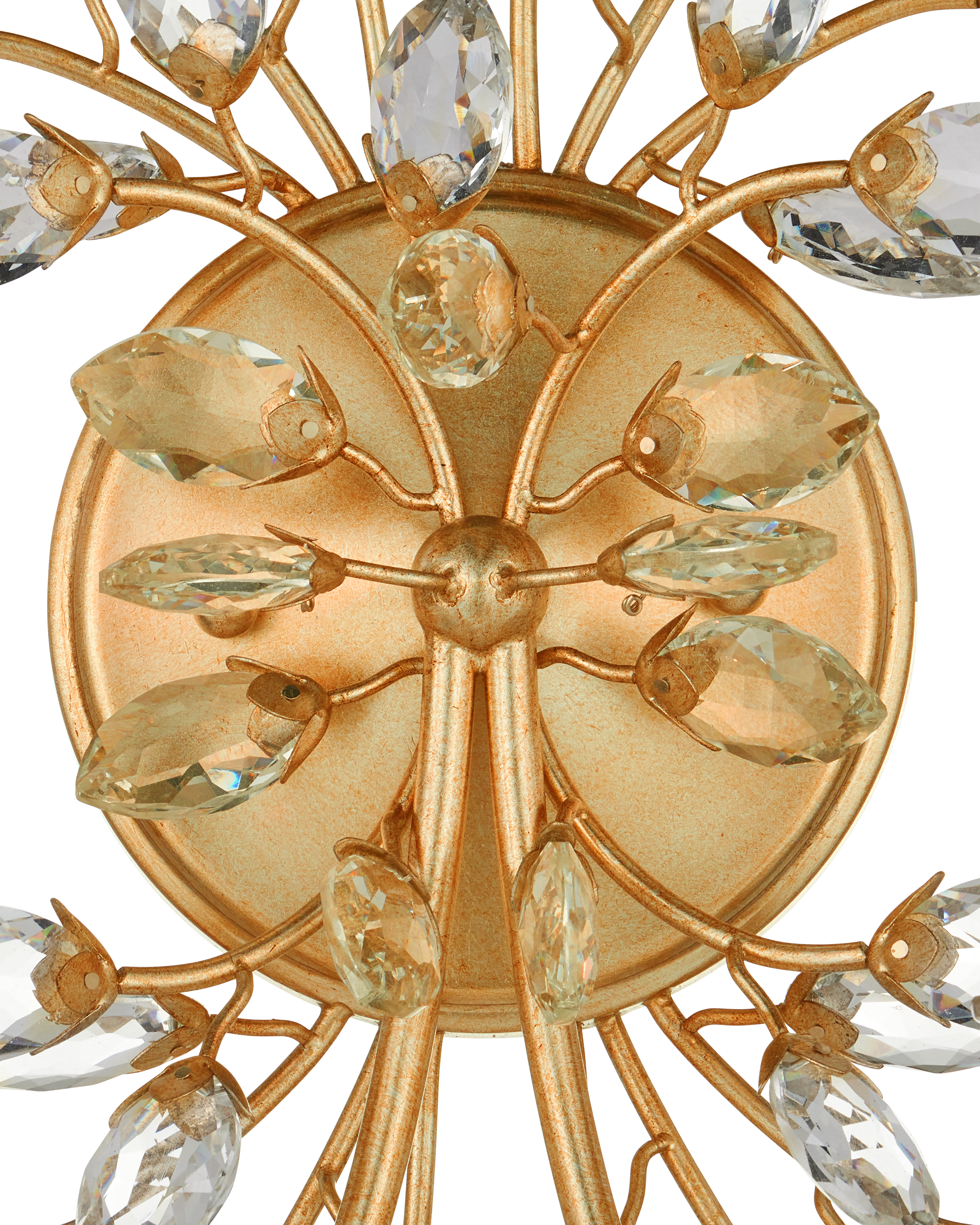 Forget-Me-Not Gold Wall Sconce - Thumbnail 4