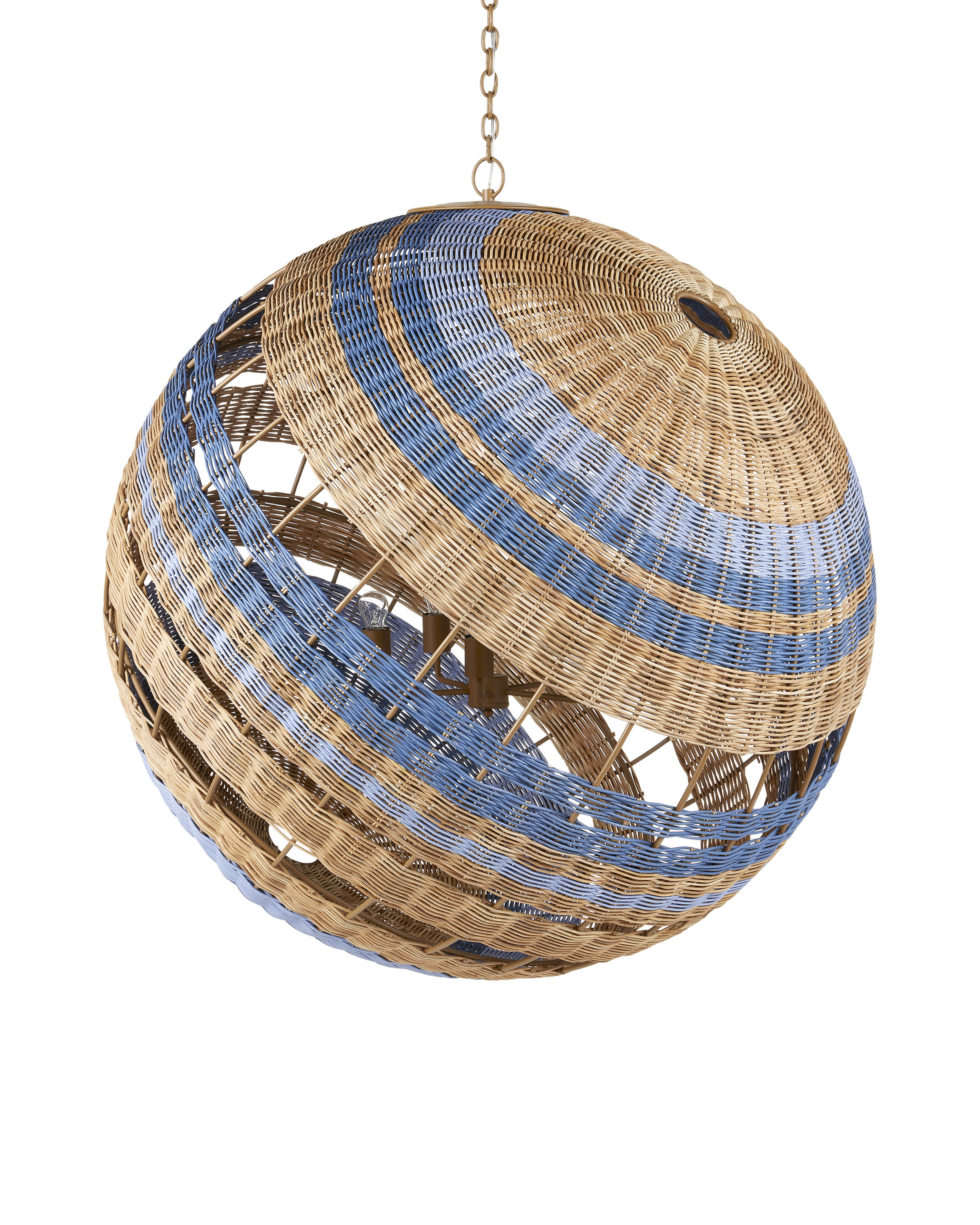 Currey & Company Senjyo Tilted Orb Chandelier - Thumbnail 5