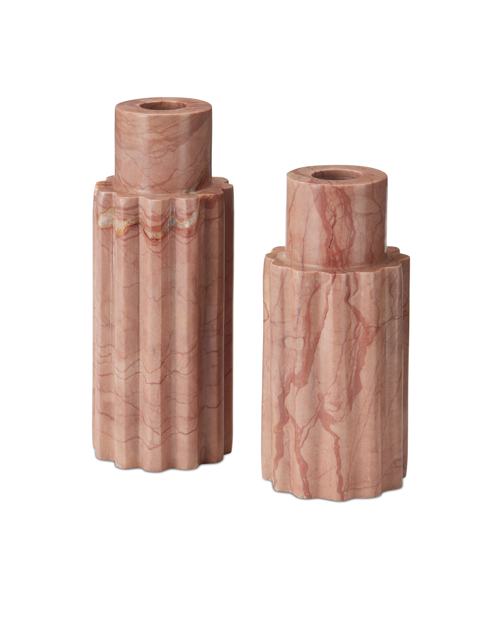 Penrose Pink Candle Holder Set of 2