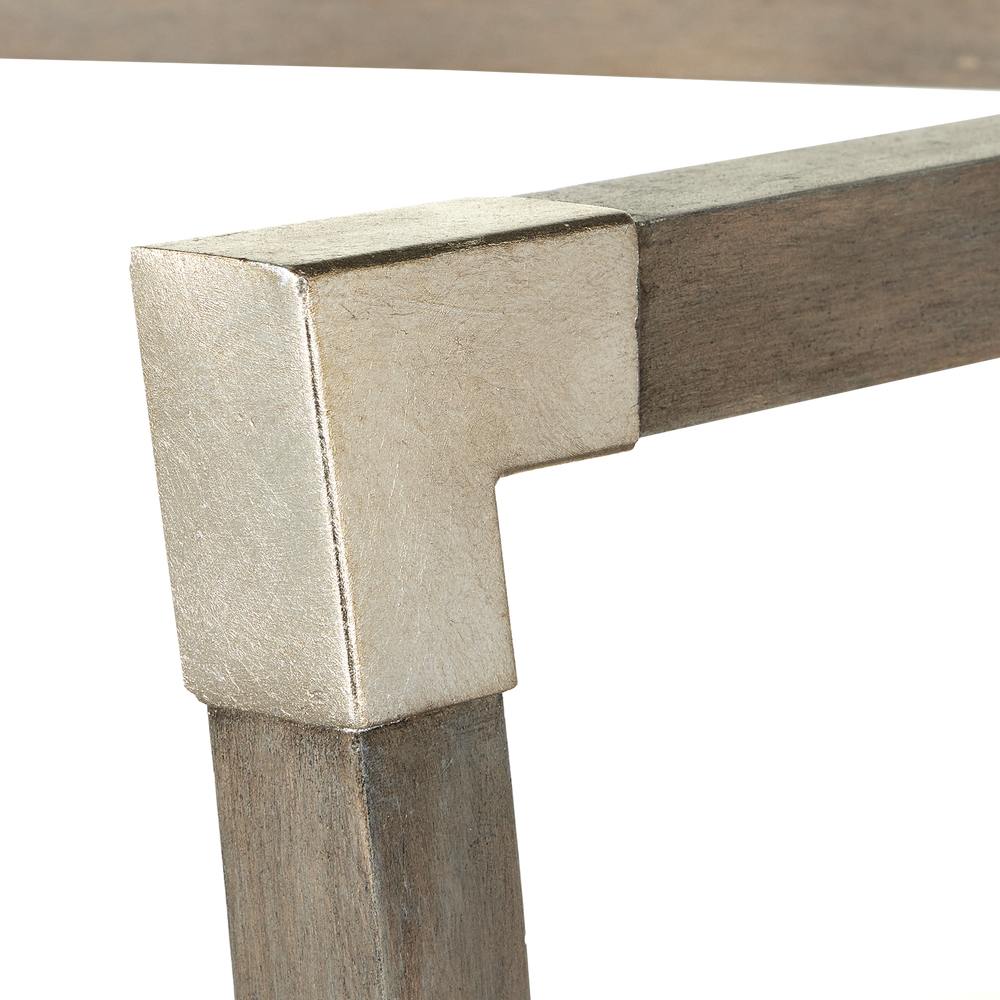 Bastian Small Gray Semi-Flush Mount