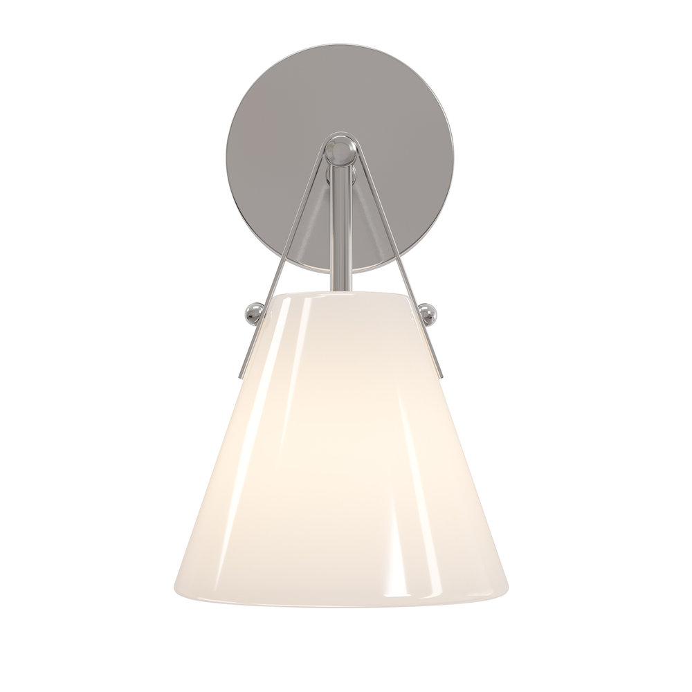 
                      
                        Bronwen Nickel Bath Wall Sconce
                      
                    