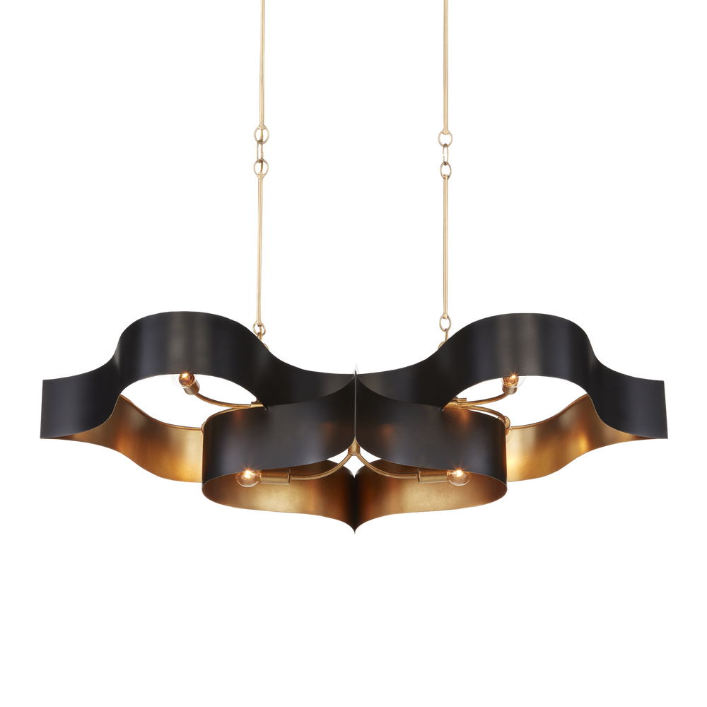 
                      
                        Grand Lotus Oval Black Chandelier
                      
                    