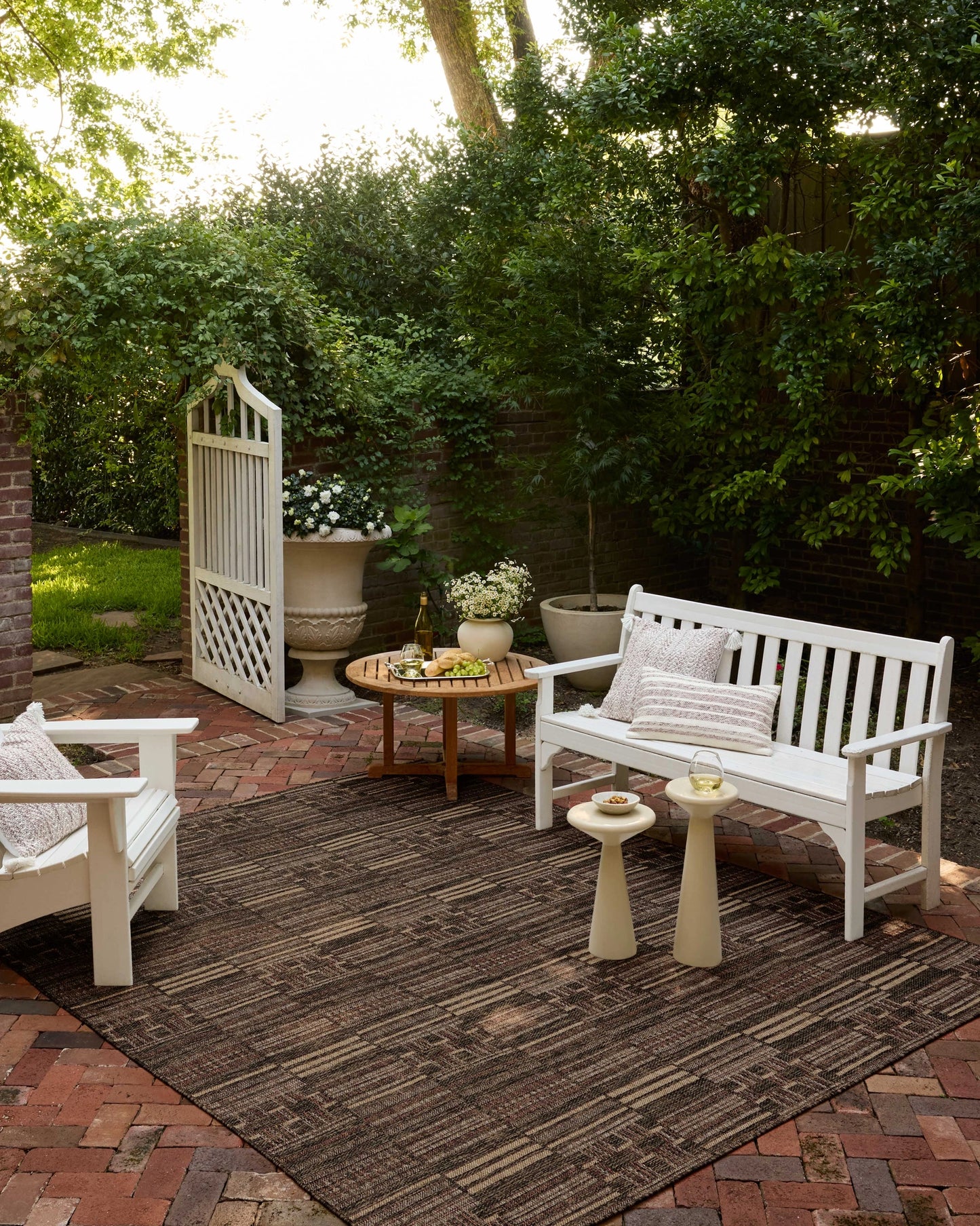 Loloi Birch Spice / Tobacco 5' x 7'-3" Indoor/Outdoor Area Rug