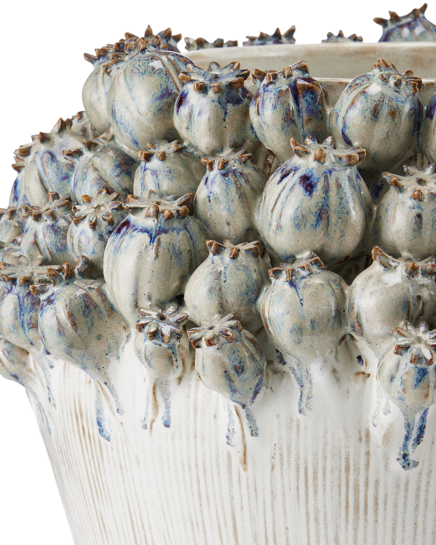 Poppy Pod Crown Large Vase.