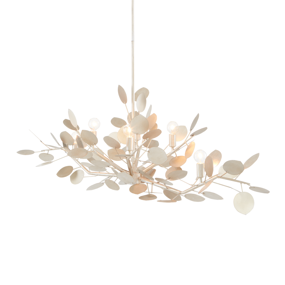 
                      
                        Lunaria Silver Oval Chandelier
                      
                    
