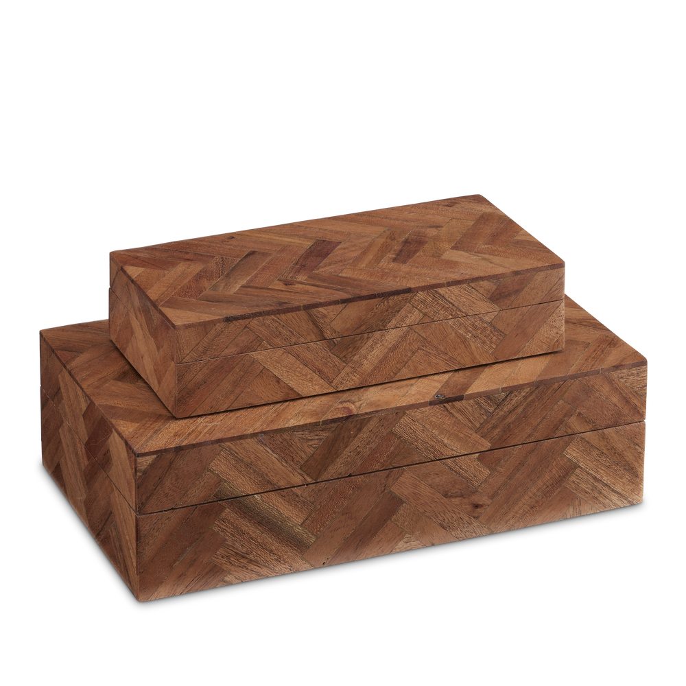 Alfeo Wood Box Set of 2