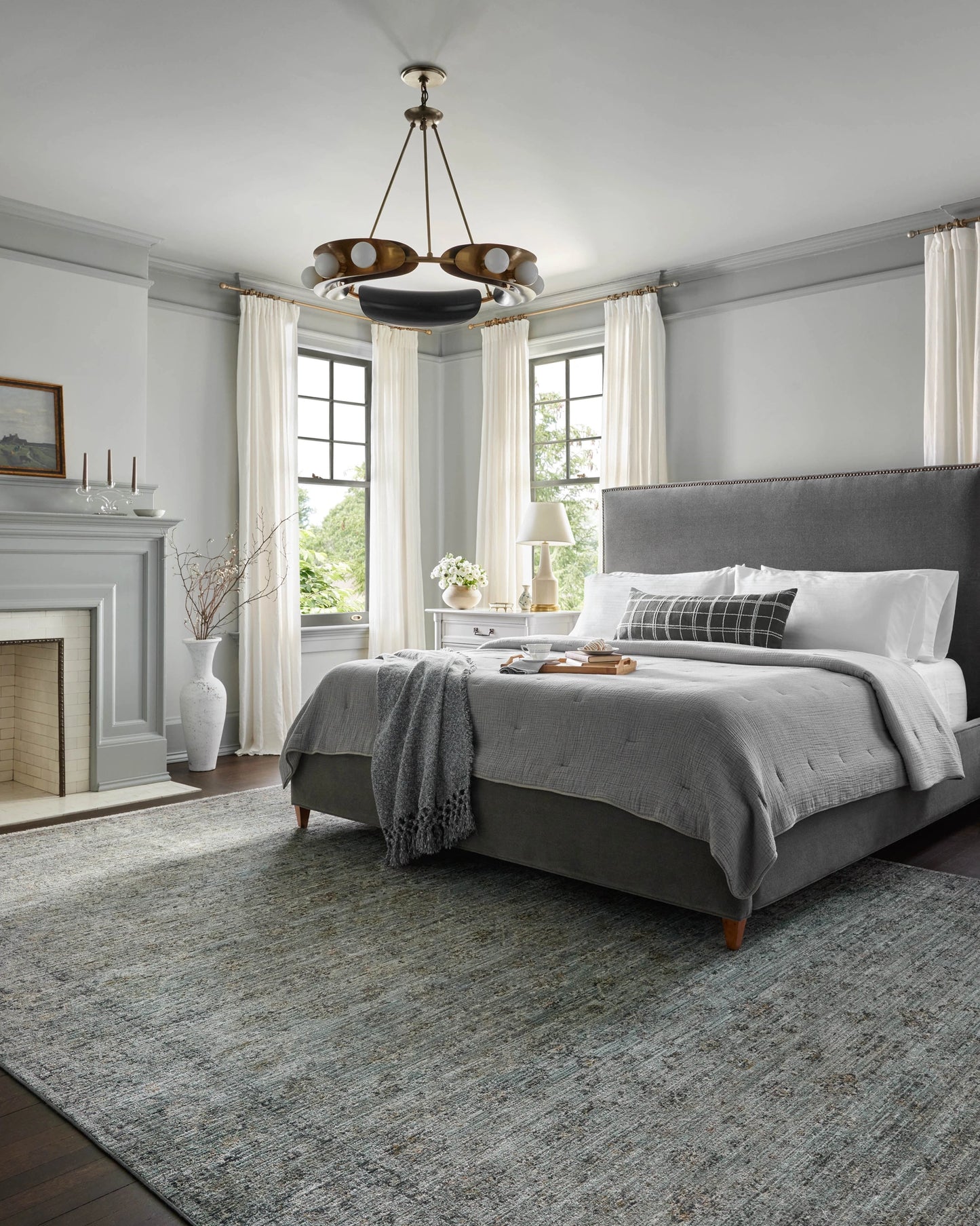 Jean Stoffer x Loloi Katherine Ocean / Gold 11'-6" x 15'-7" Area Rug