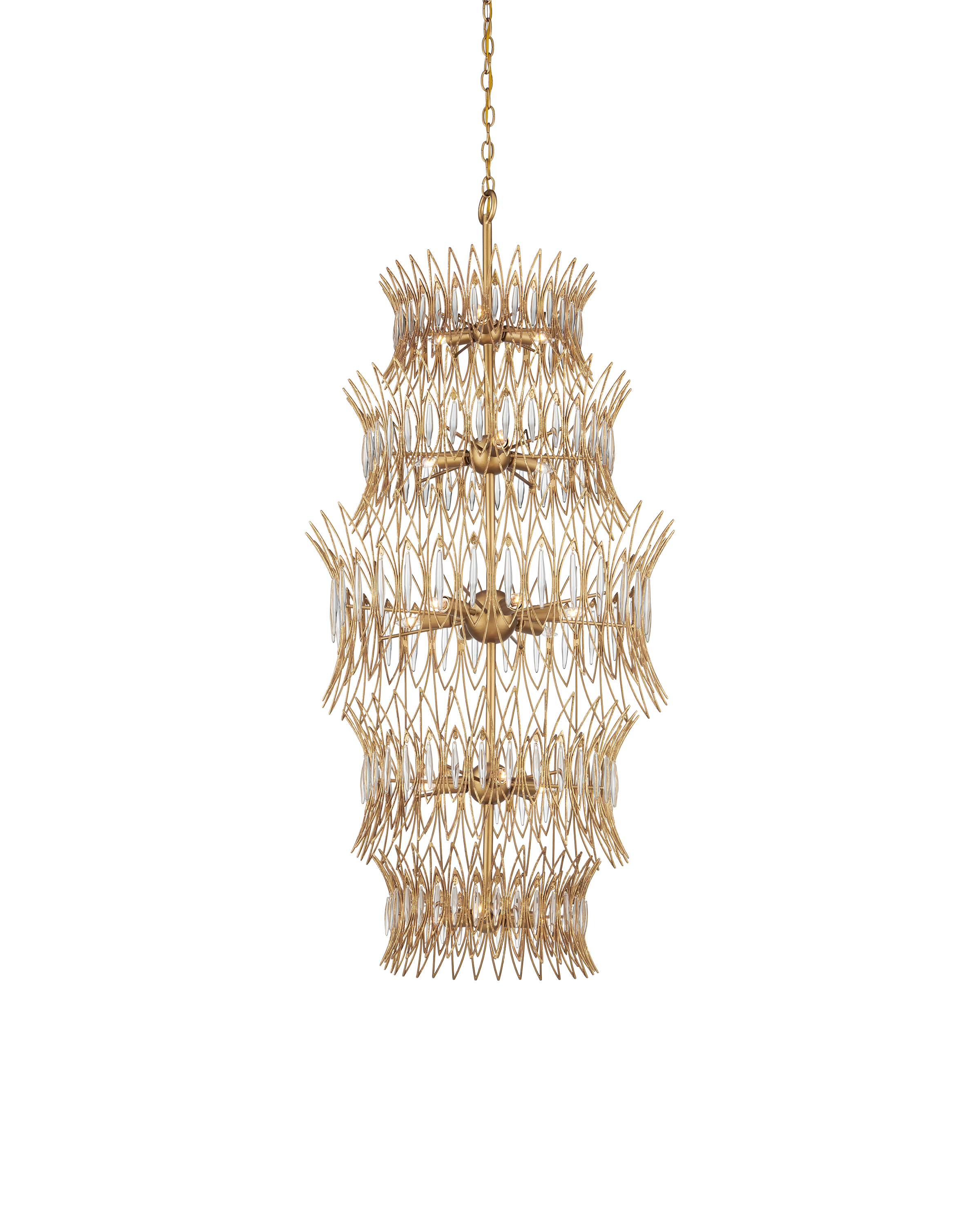Marquise Large Gold Chandelier - Thumbnail 2