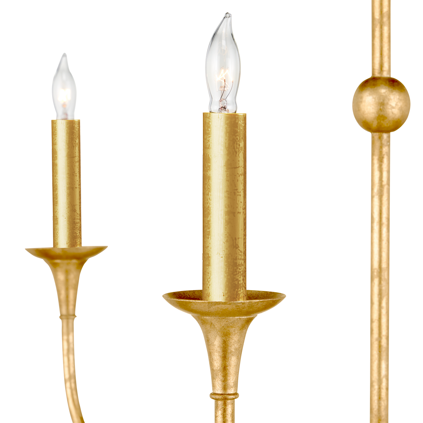 Nottaway Two-Tier Gold Chandelier