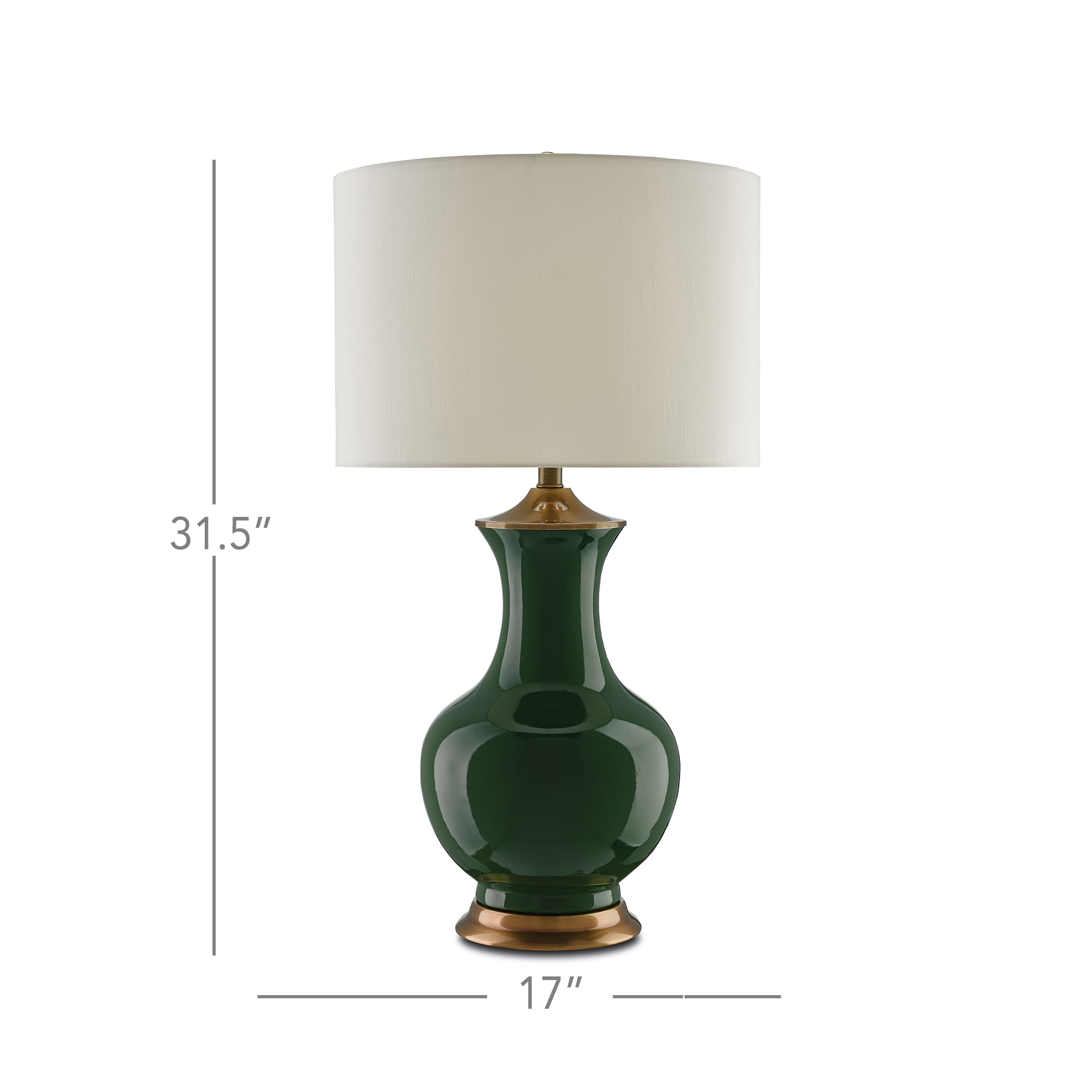 Lilou Green Table Lamp - Thumbnail 2